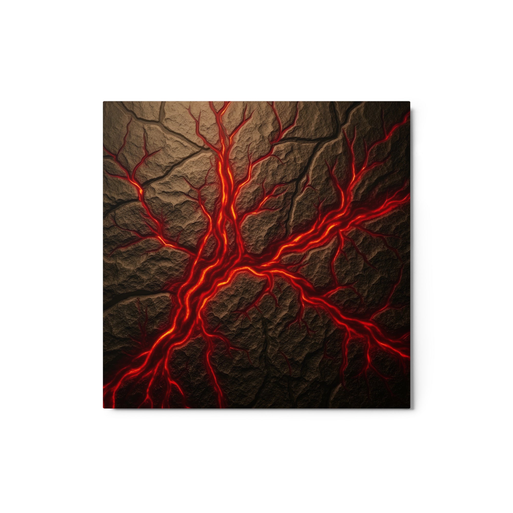 Magma metal print wall display image in 16 x 20 inch universal size