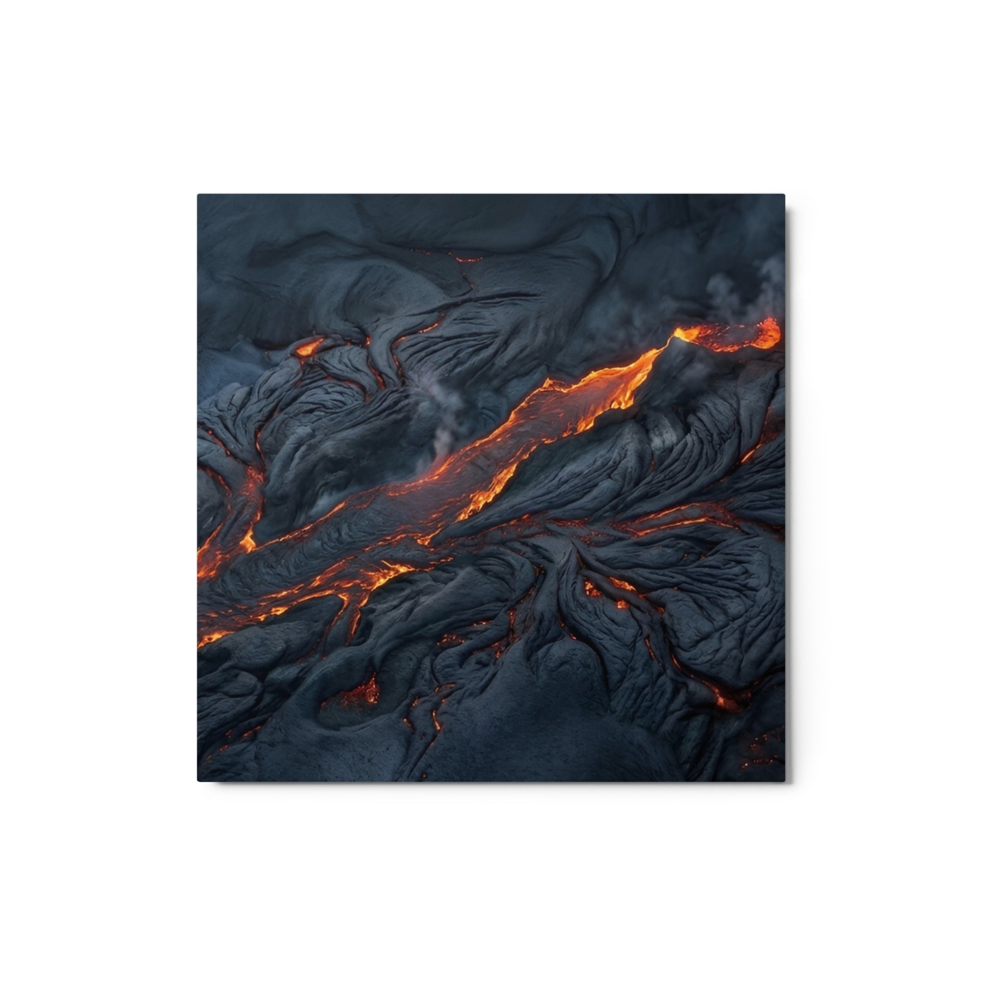 Molten metal print wall display image in 16 x 20 inch universal size