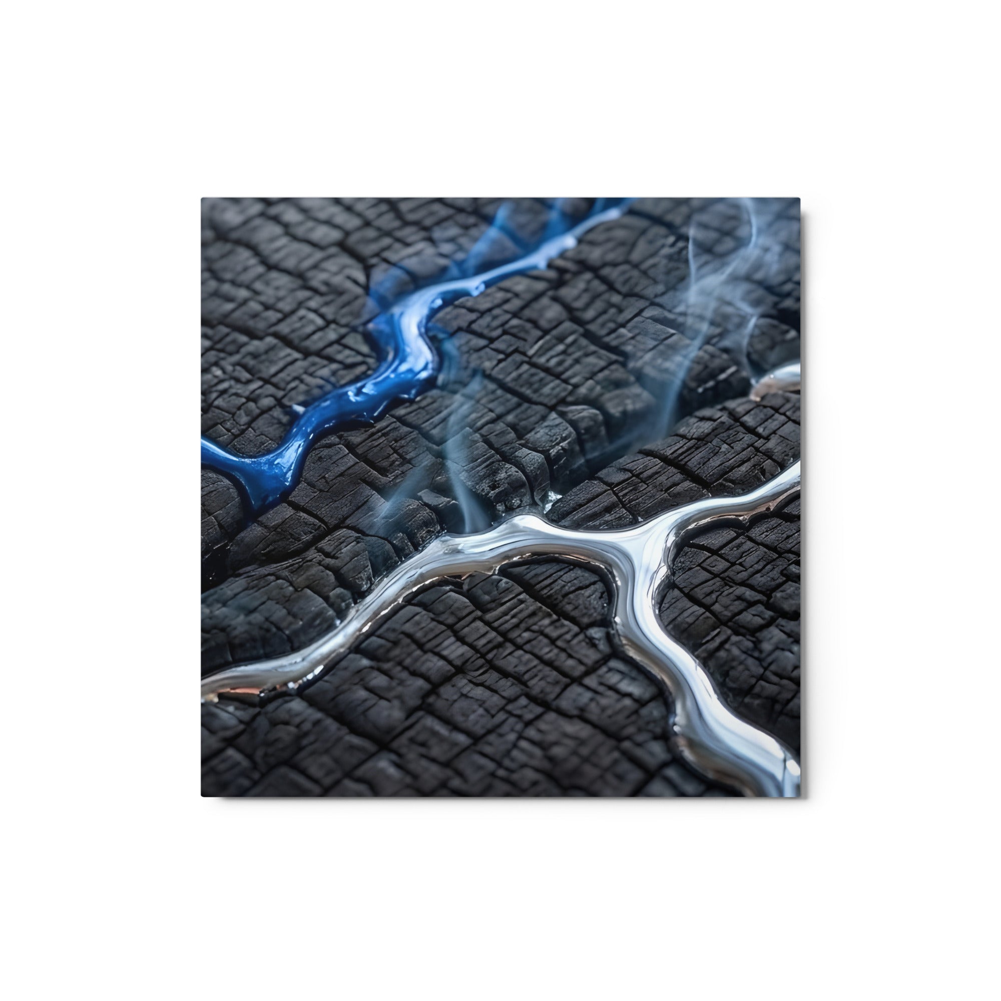 Rhyolite metal print wall display image in 16 x 20 inch universal size