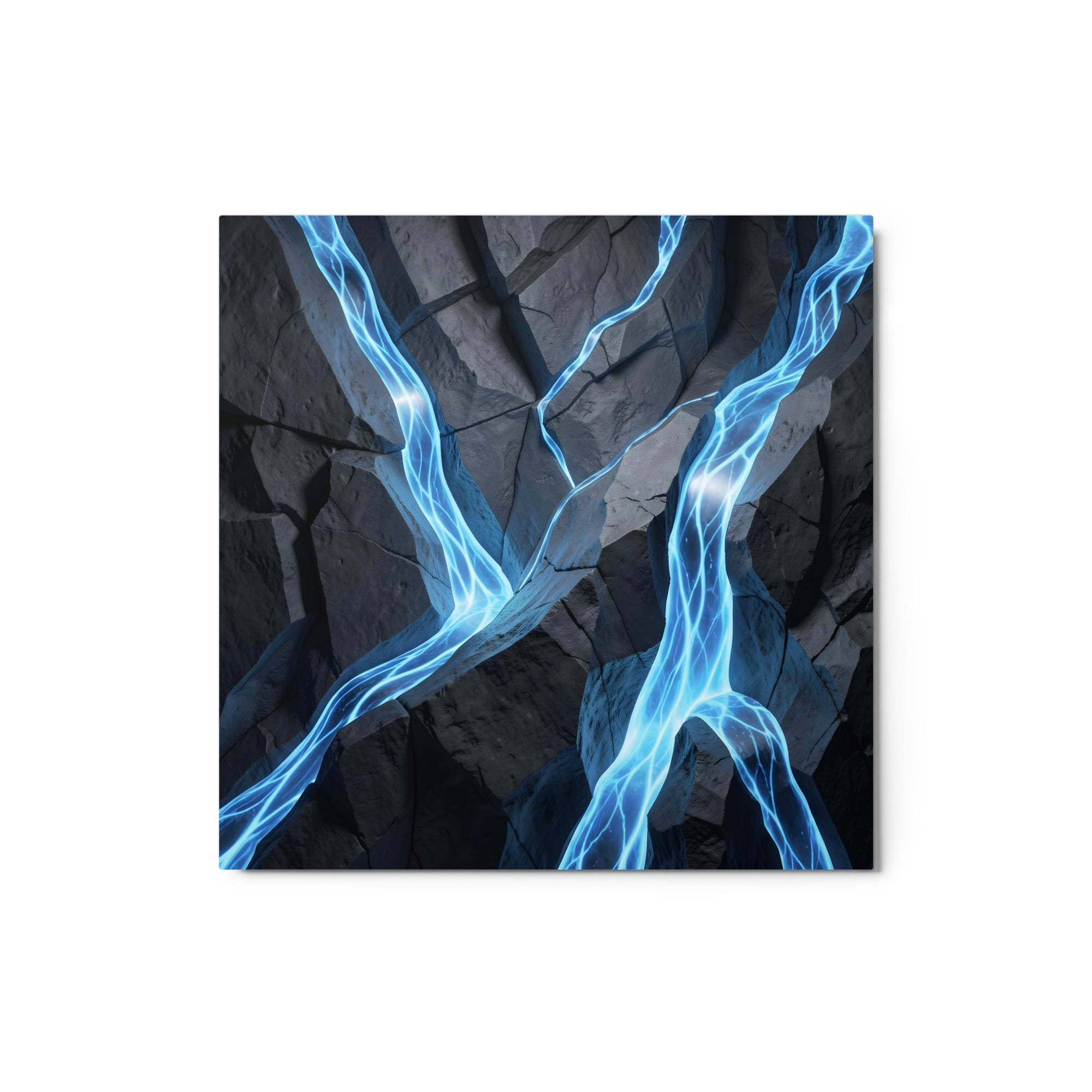Tephra metal print product mockup in 20 x 30 inch large size