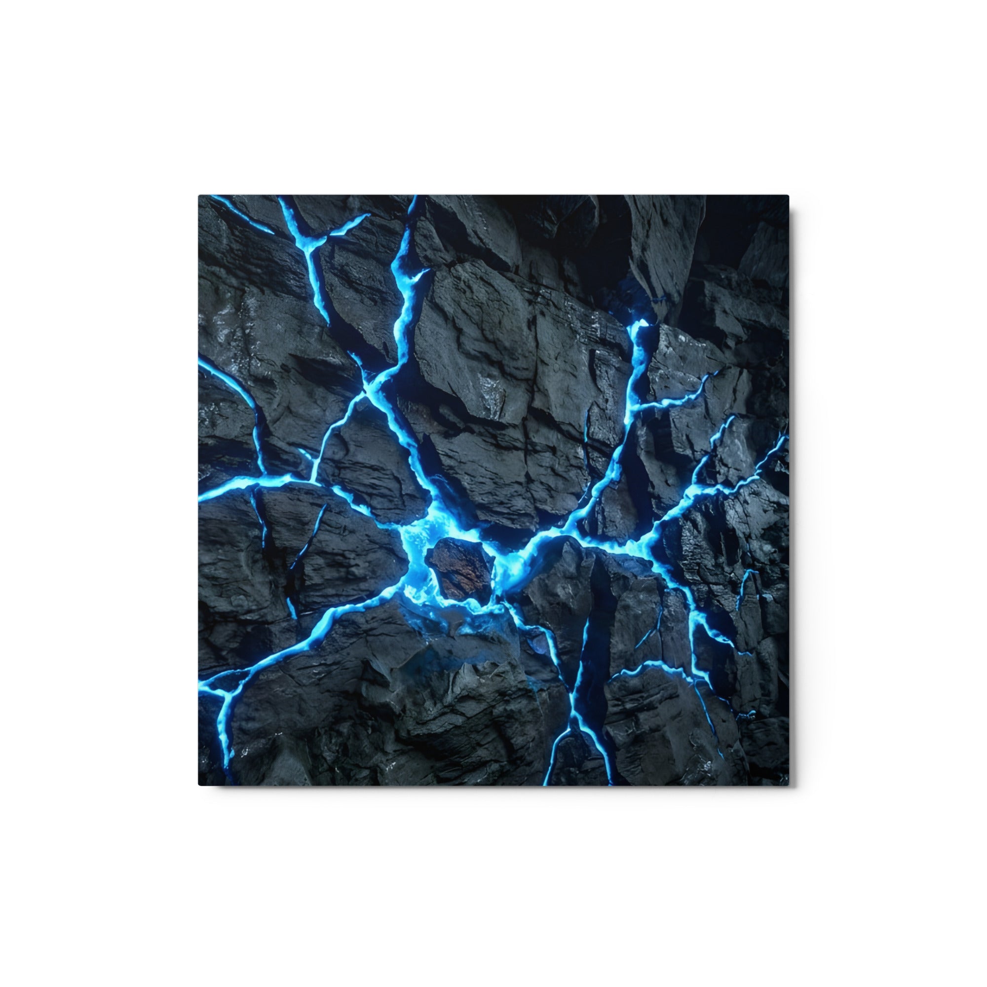 Vesicle metal print product mockup in 20 x 30 inch large size