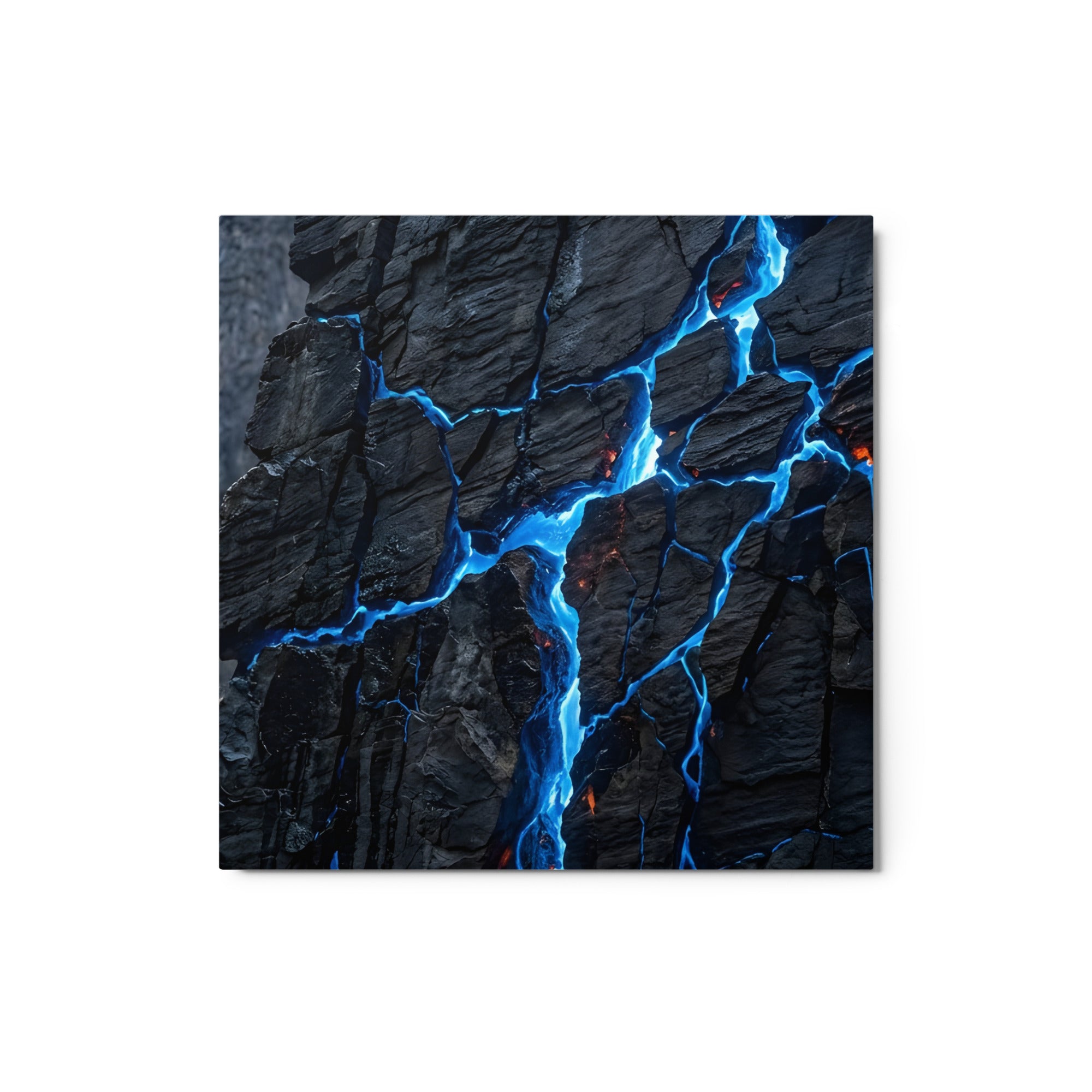 Xenolith metal print product mockup in 20 x 30 inch large size