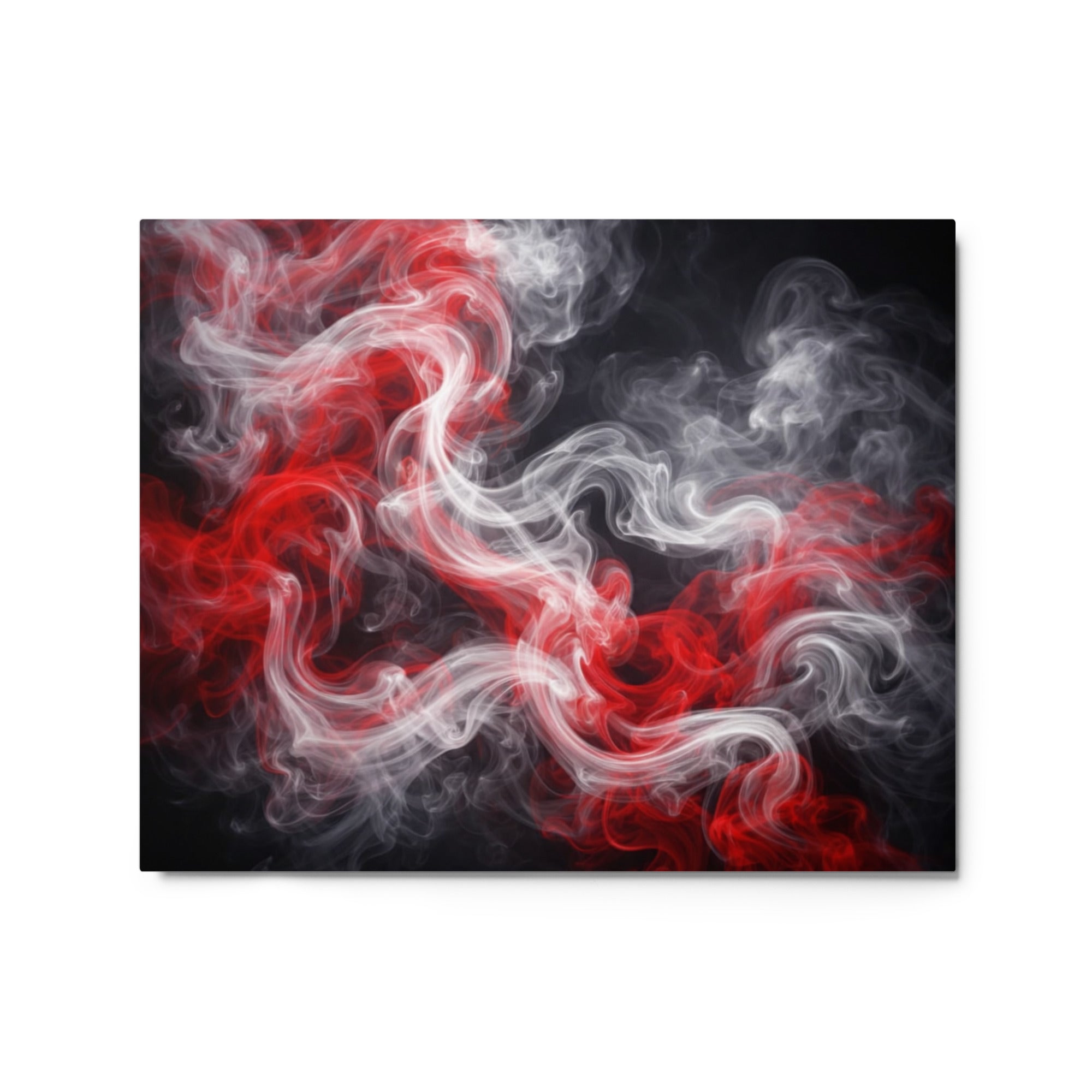 Charged metal print front-facing product image in 16 x 20 inch universal size
