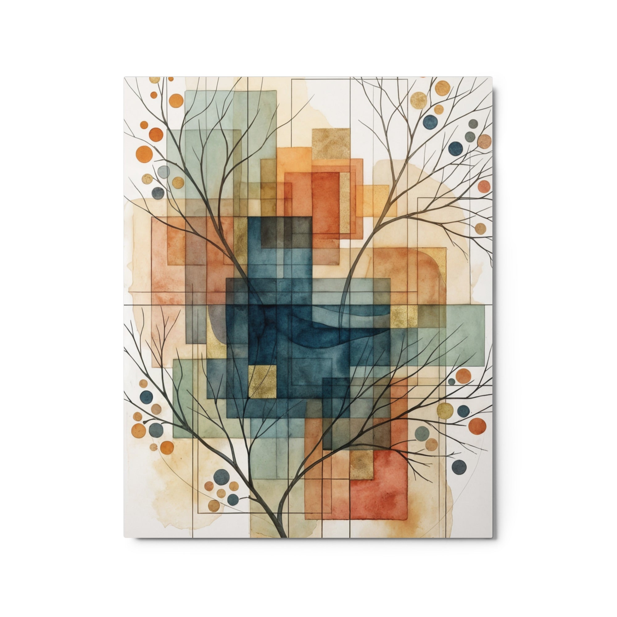 Always metal print urban wall display image in 16 x 20 inch universal size