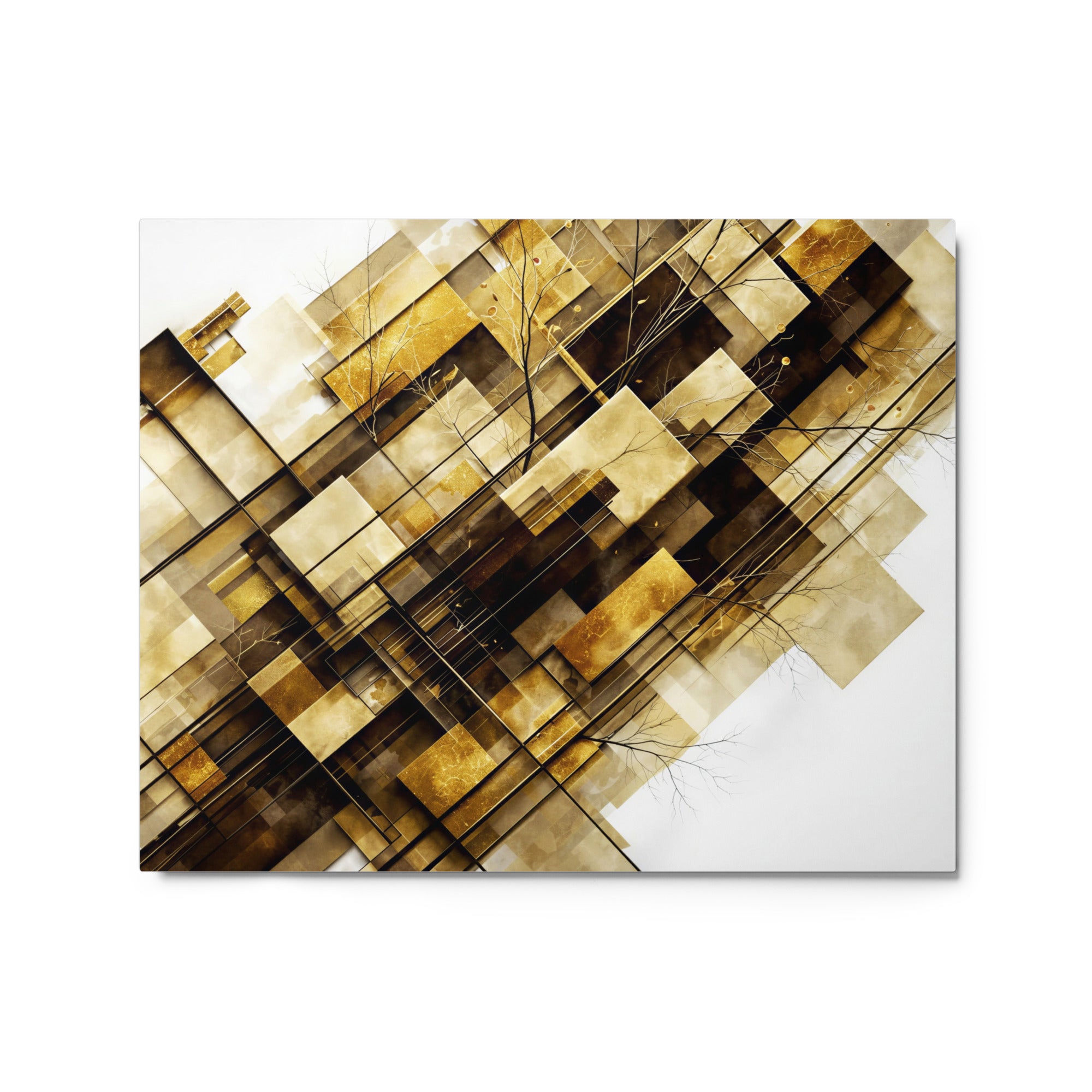 Helios metal print product mockup in 20 x 30 inch large size