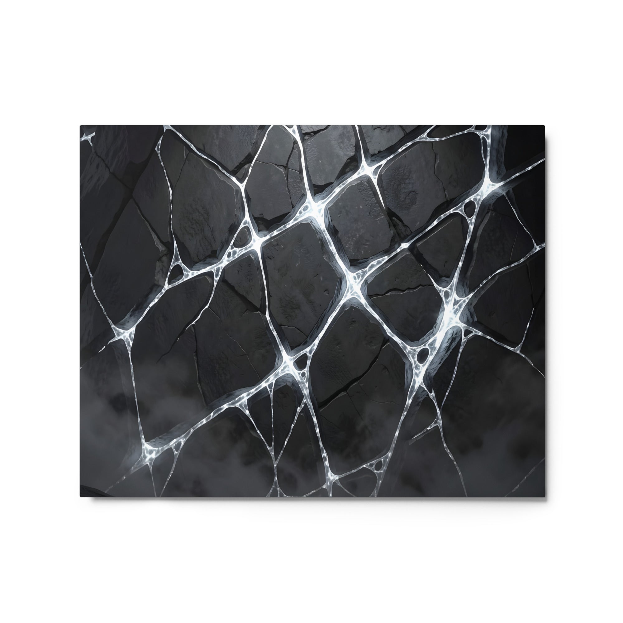 Pumice metal print product mockup in 20 x 30 inch large size