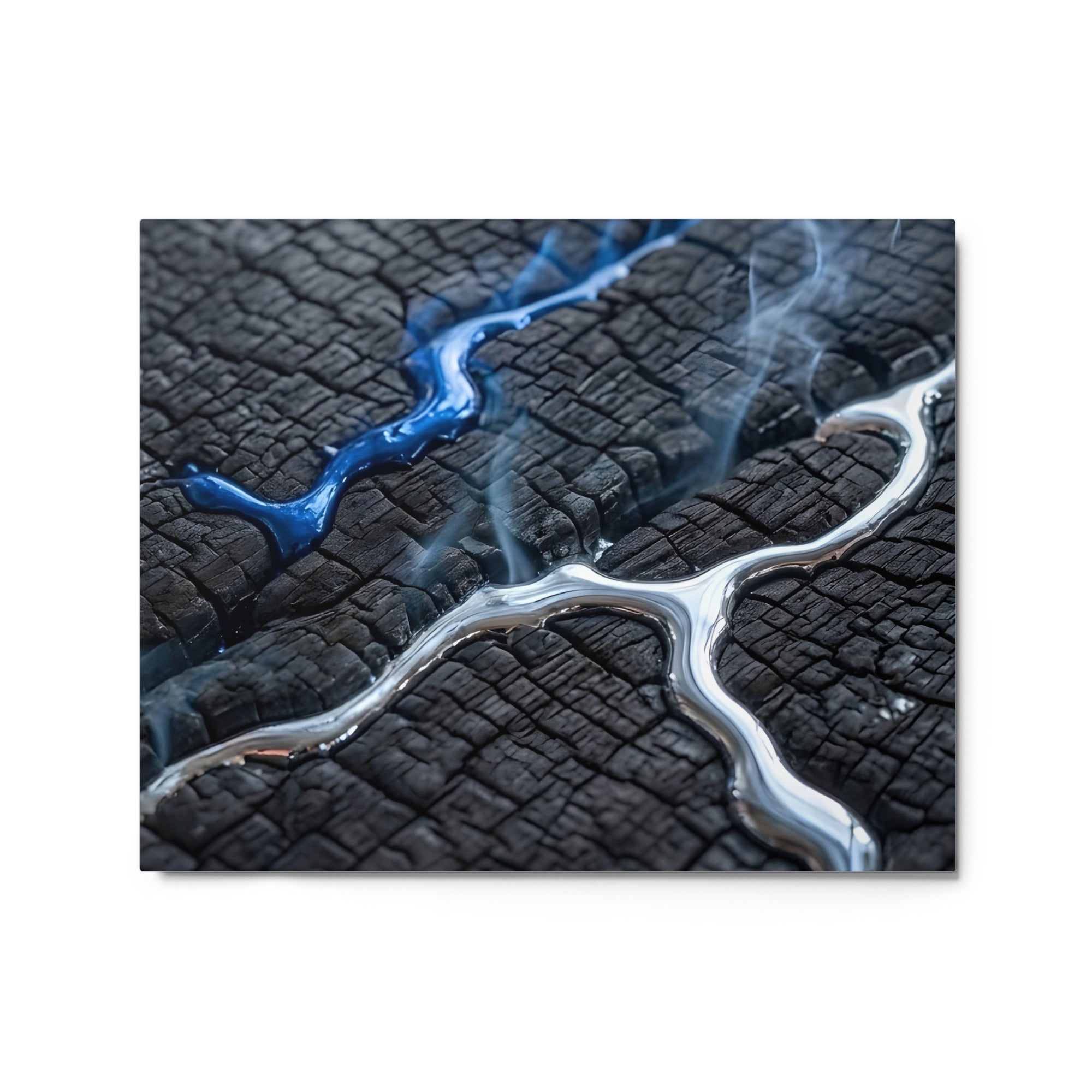 Rhyolite metal print product mockup in 20 x 30 inch large size
