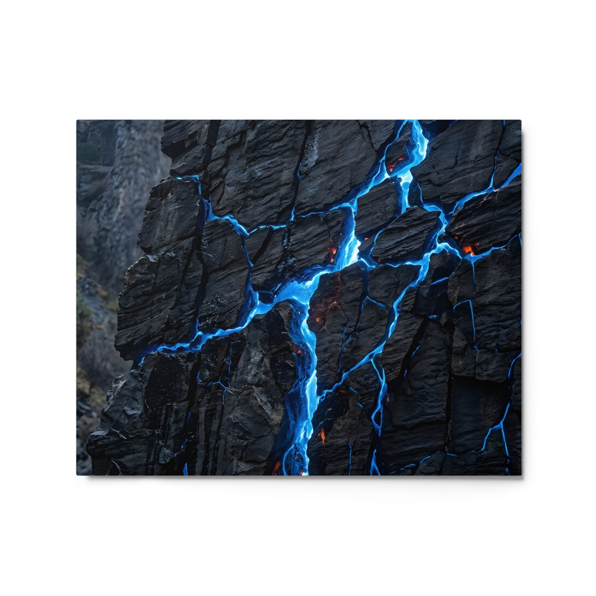 Xenolith metal print product view in 24 x 36 inch statement piece
