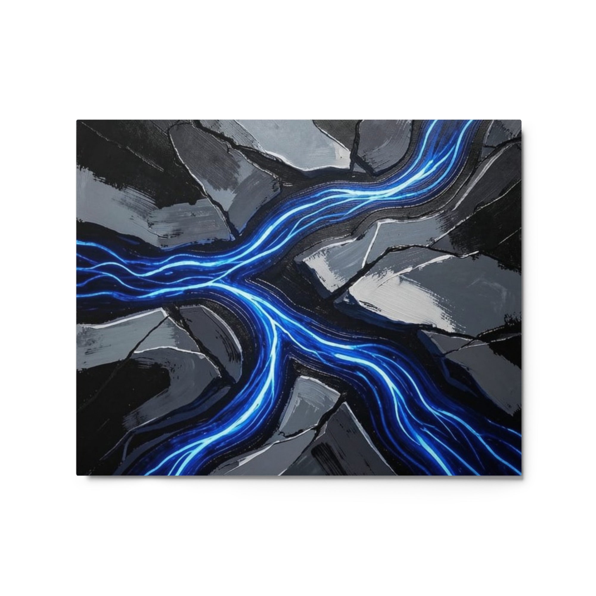 Viscous wall art product image as a metal print in 11 x 14 inch universal size