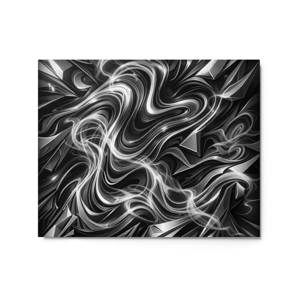 Edge metal print product mockup in 20 x 30 inch large size