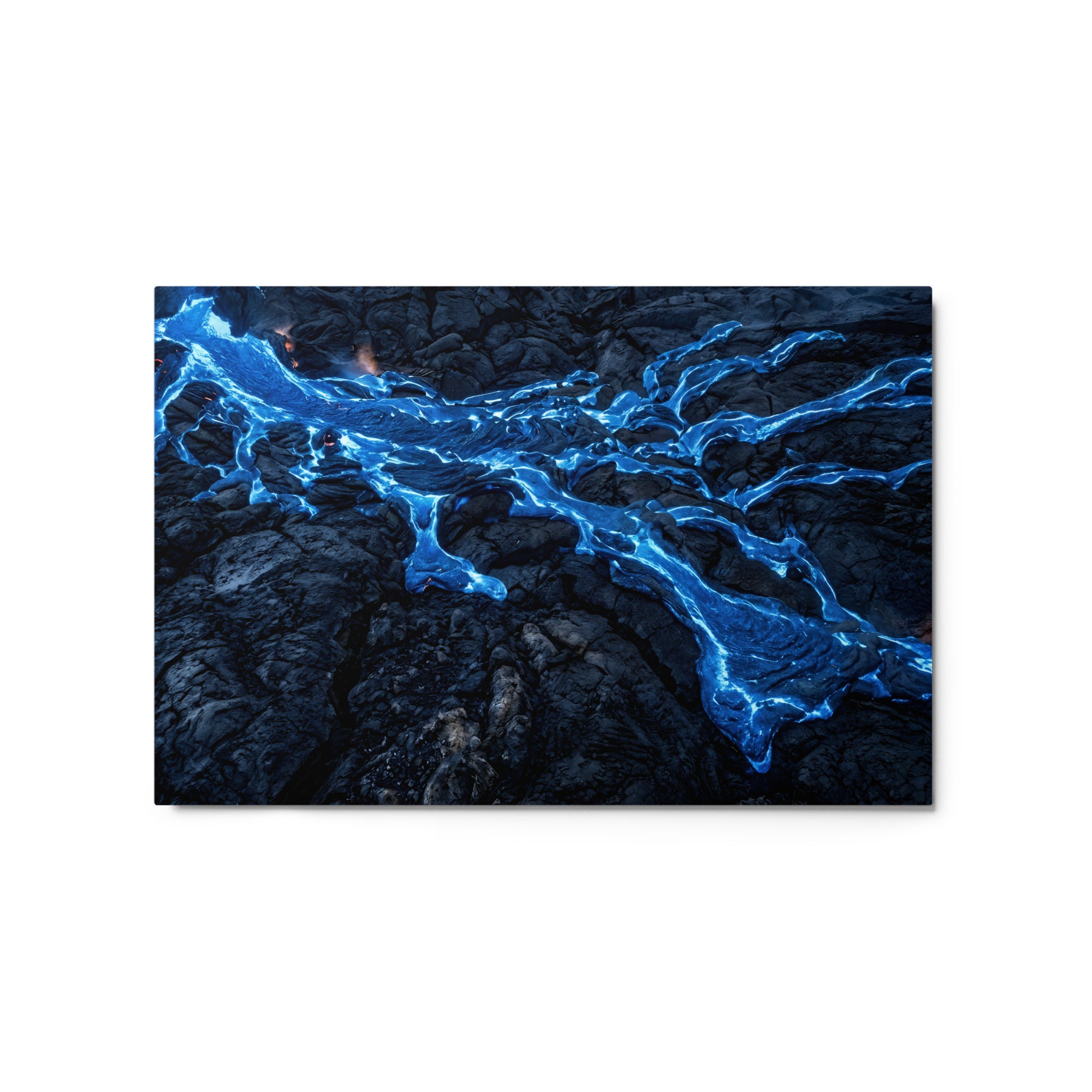 Scoria metal print product mockup in 20 x 30 inch large size