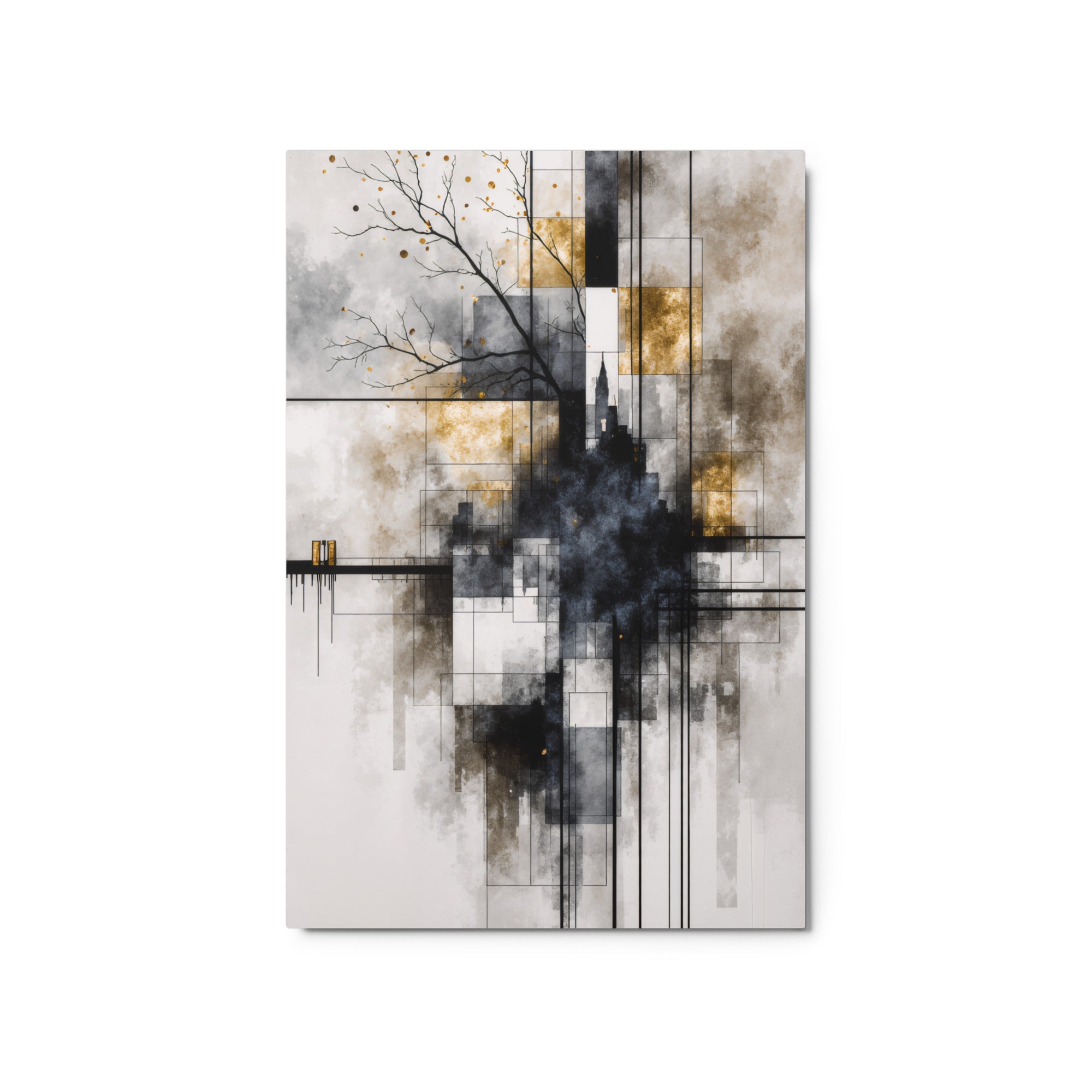 Brasier metal print product view in 24 x 36 inch statement piece