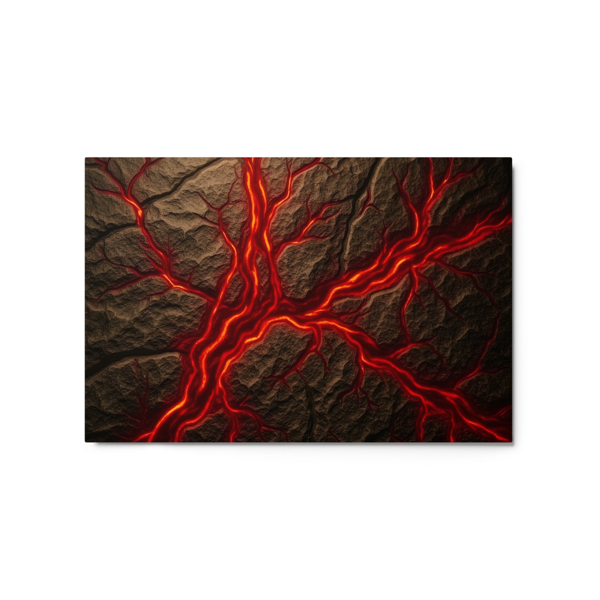 Magma metal print product mockup in 20 x 30 inch large size