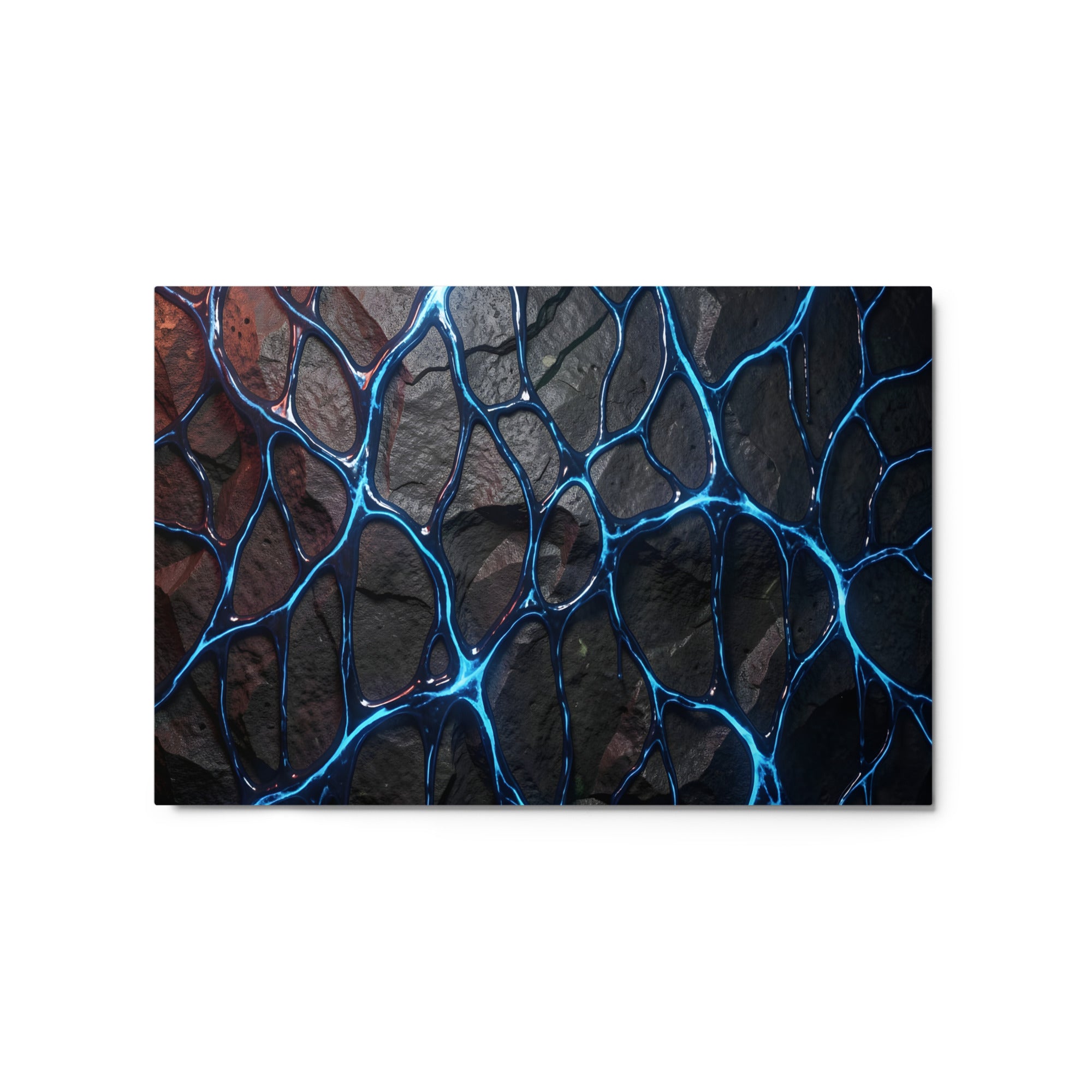 Magmatic metal print product mockup in 20 x 30 inch large size