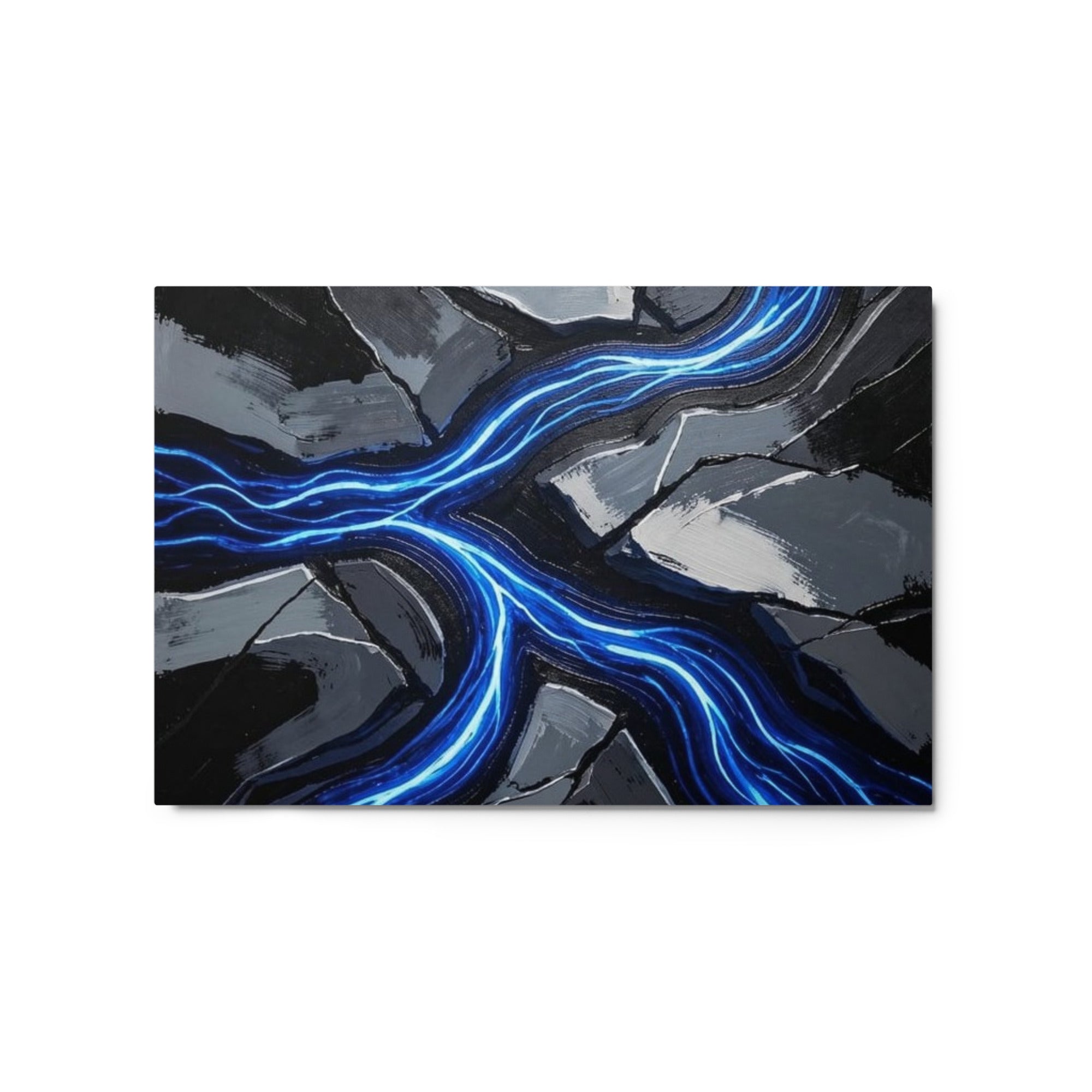 Viscous metal print product view in 24 x 36 inch statement piece