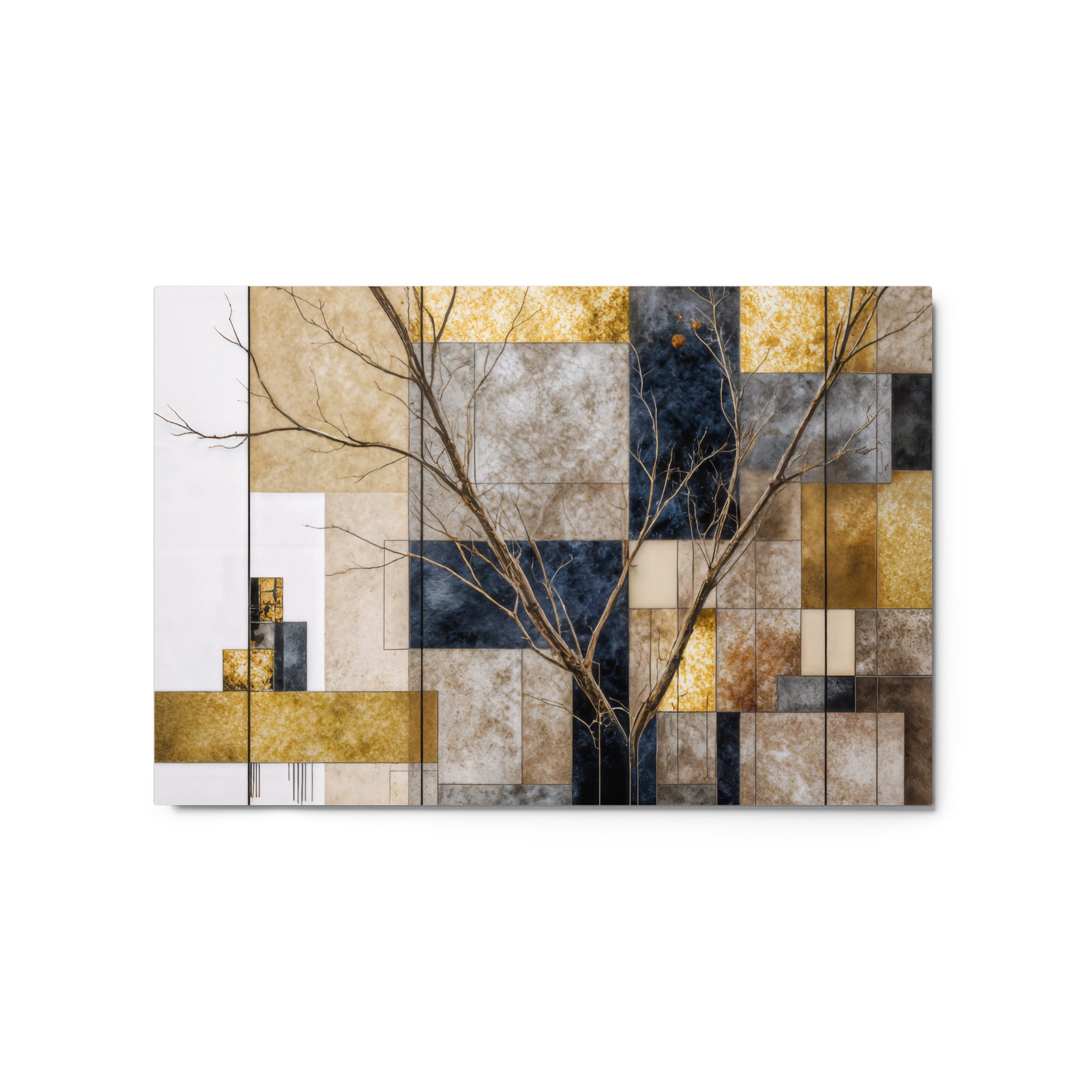 Aurelius metal print product mockup in 20 x 30 inch large size