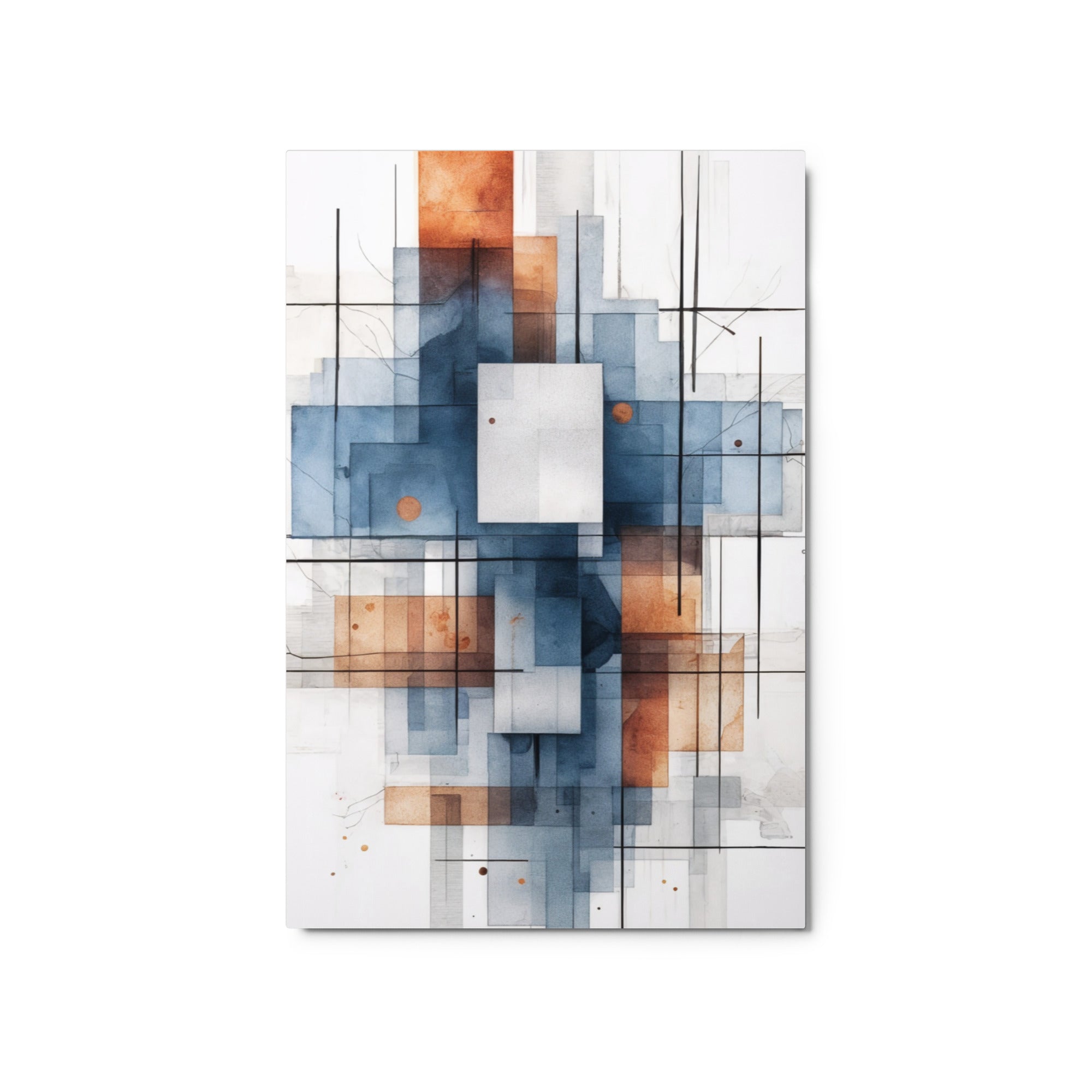 Early metal print front-facing product image in 24 x 36 inch statement piece