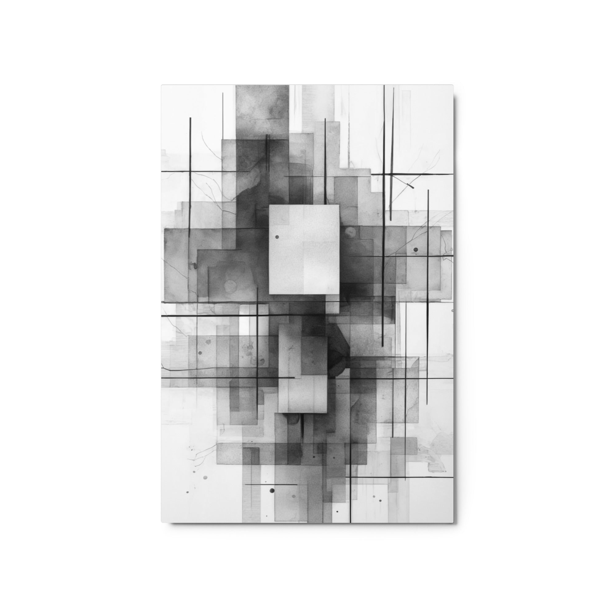 Late metal print wall display image in 24 x 36 inch statement piece