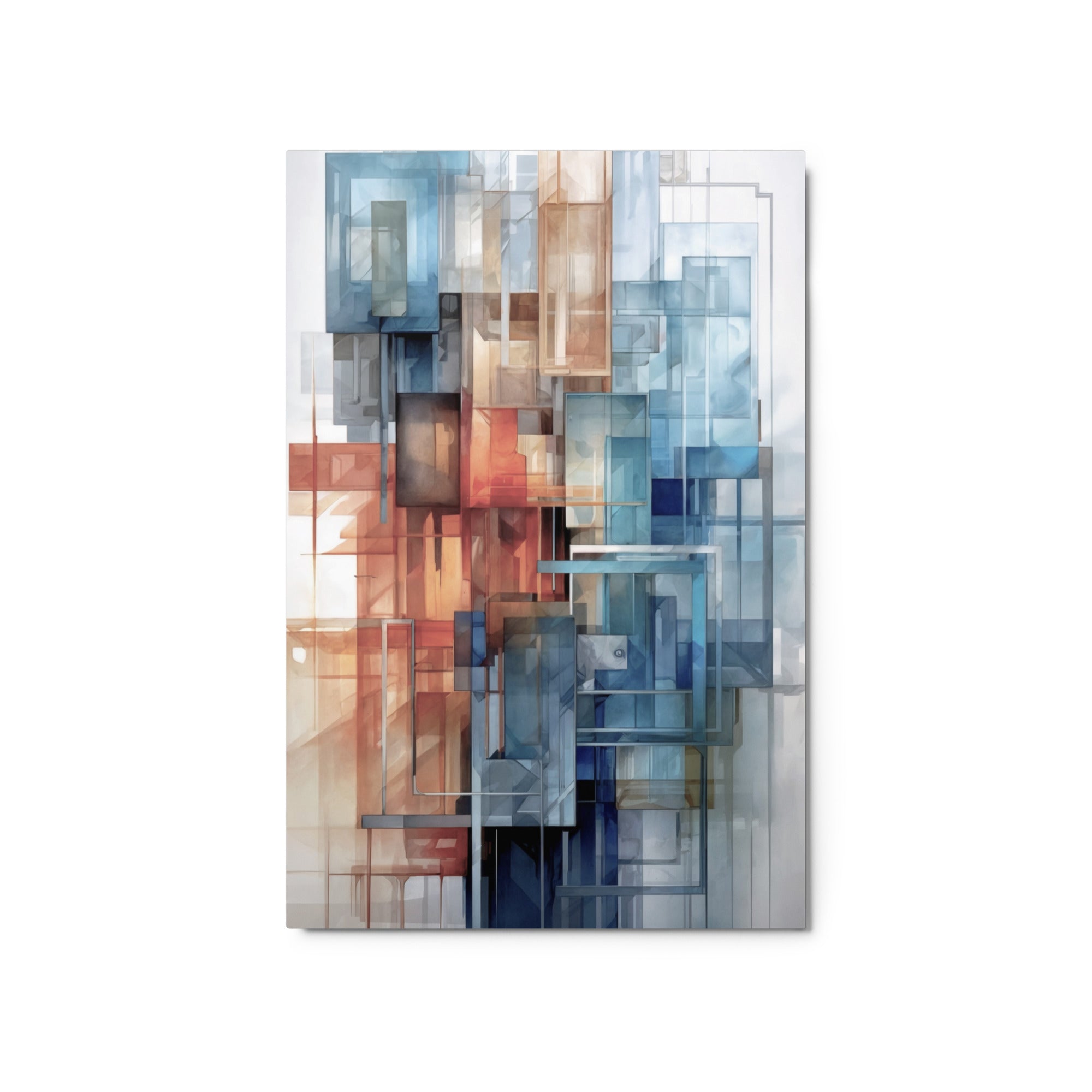 Future metal print shown in front view in 16 x 20 inch universal size