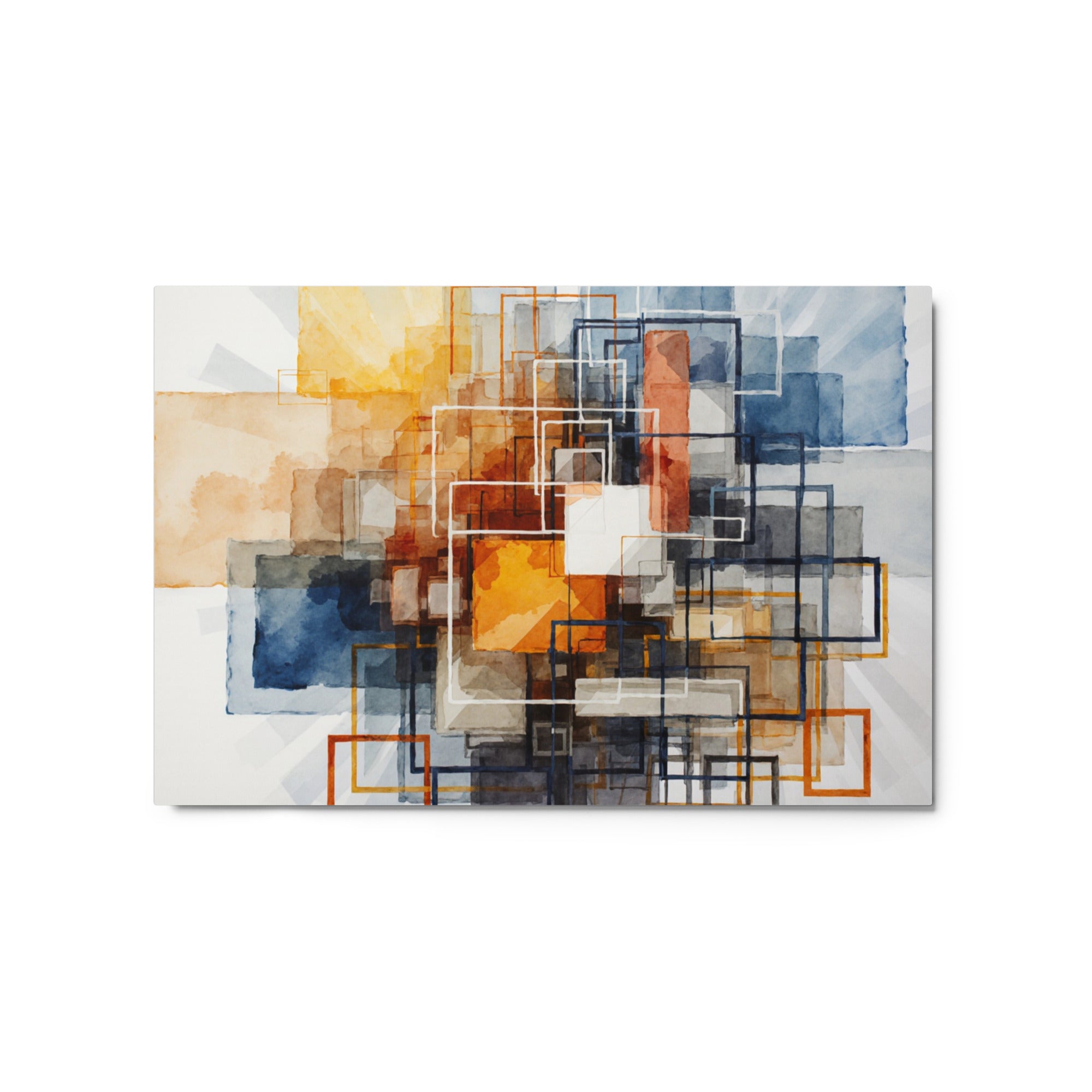 Plinth metal print product view in 24 x 36 inch statement piece