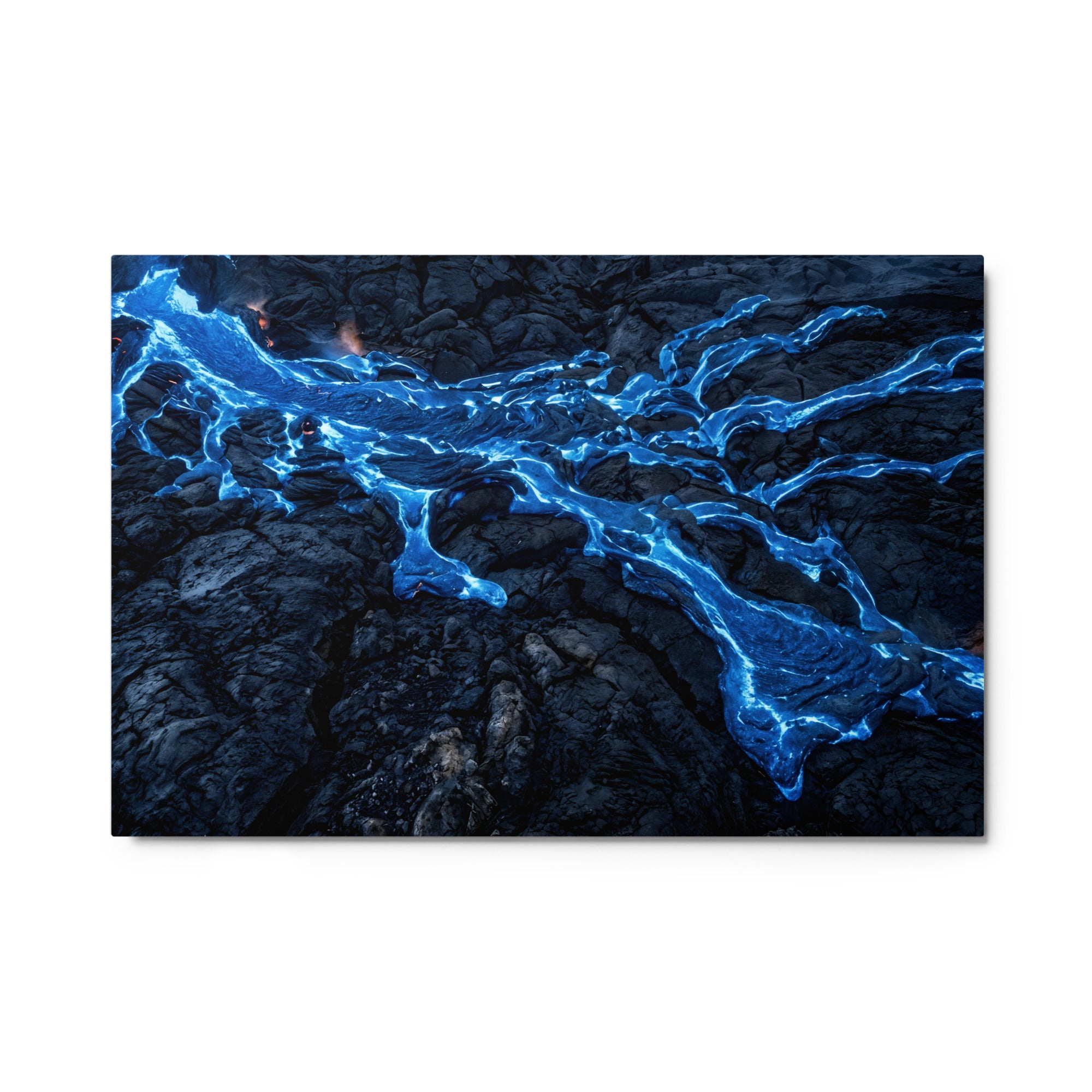 Scoria metal print product view in 24 x 36 inch statement piece