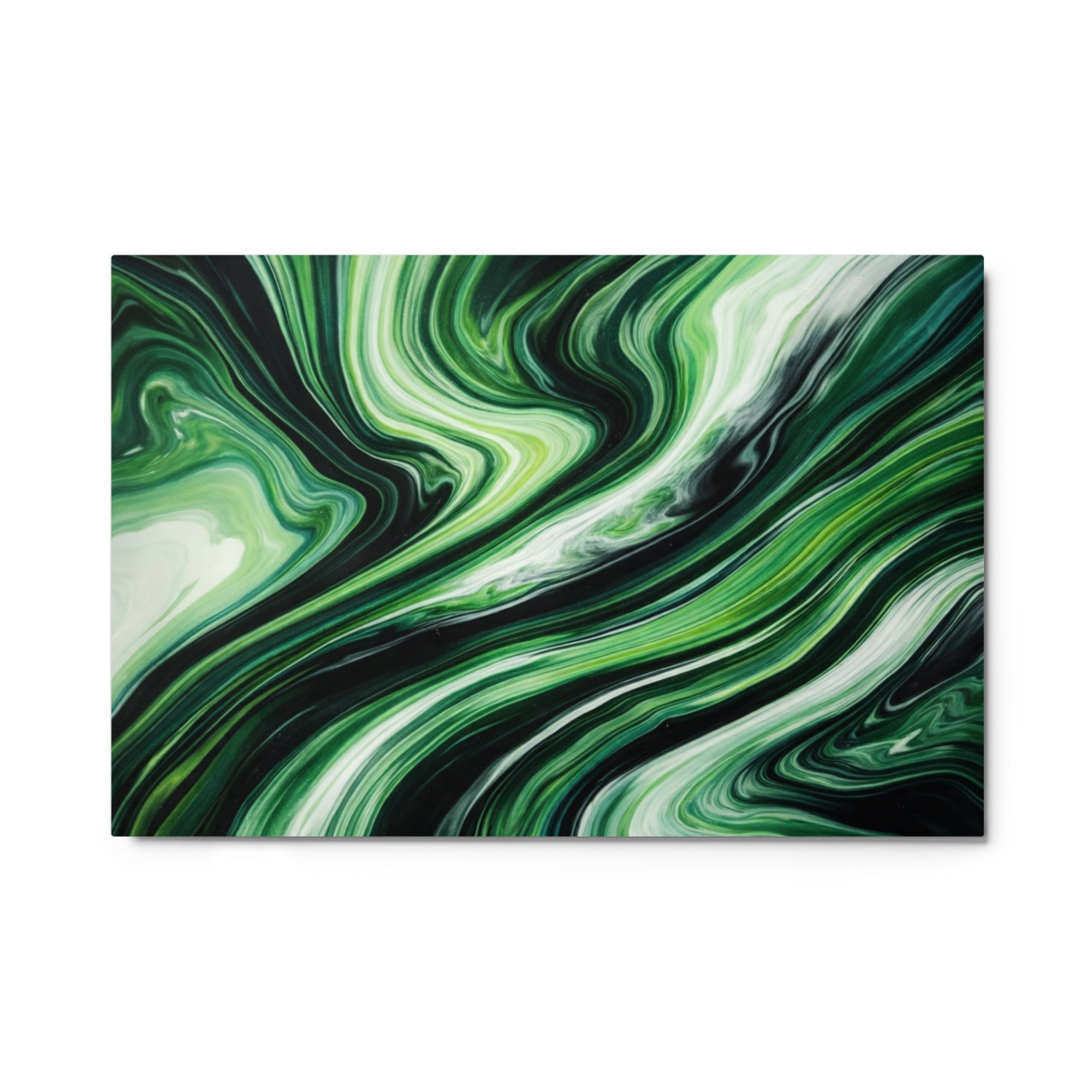 Verdant metal print product mockup in 20 x 30 inch large size