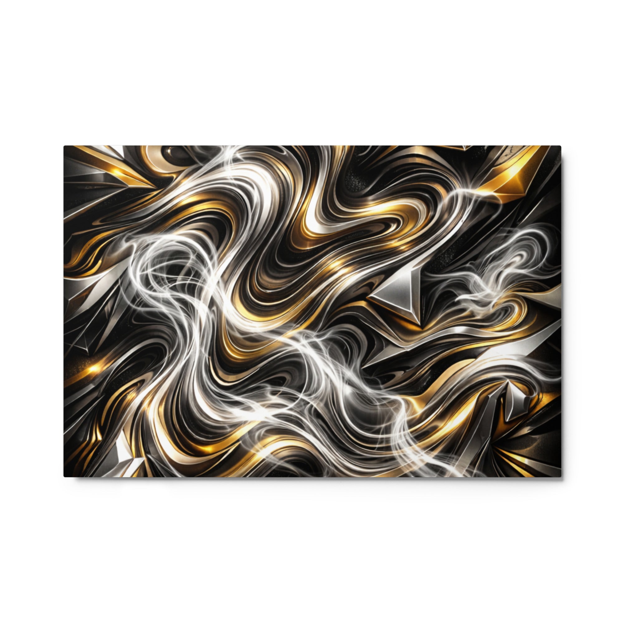 Ouro metal print product view in 24 x 36 inch statement piece