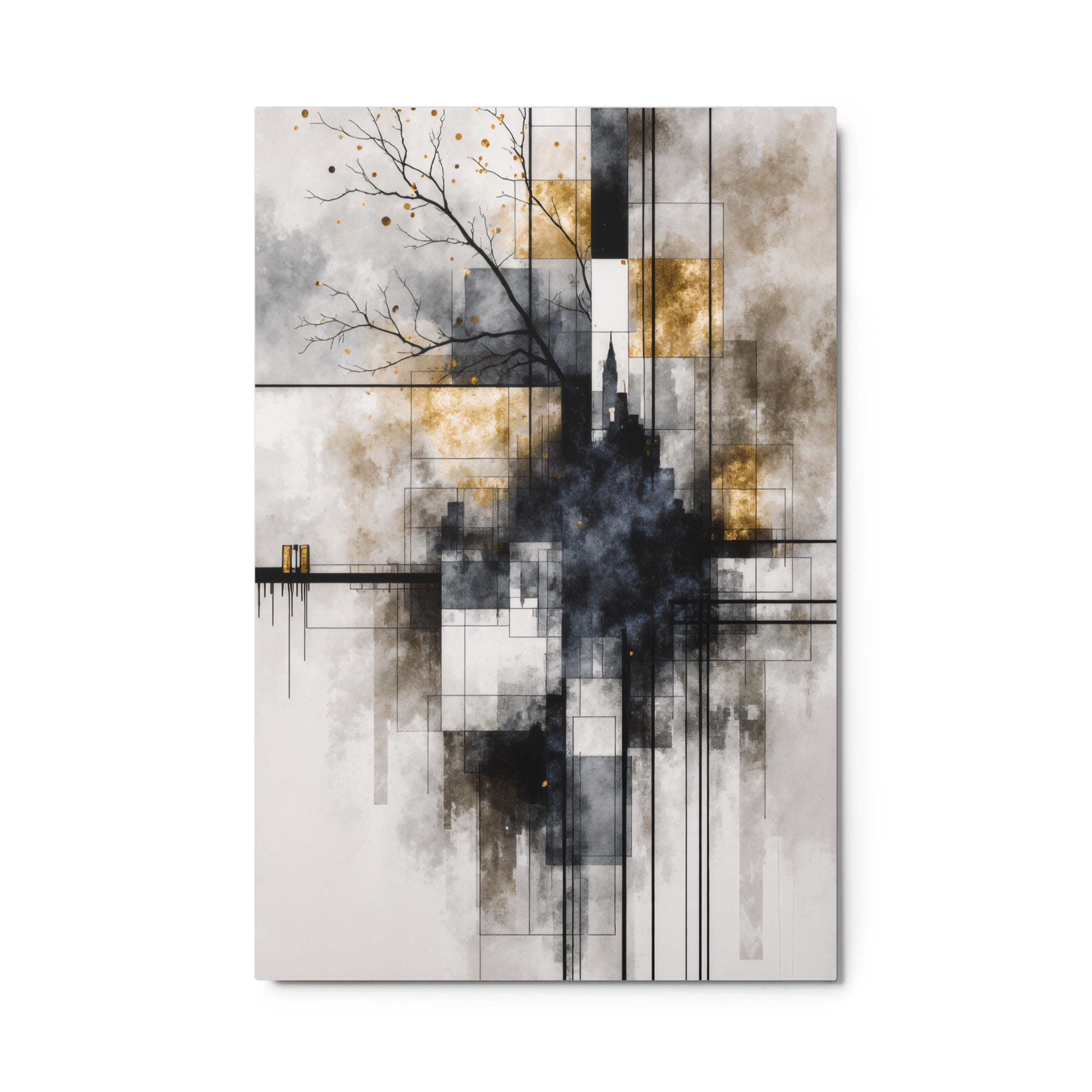 Brasier metal print shown in front view in 8 x 10 inch universal size