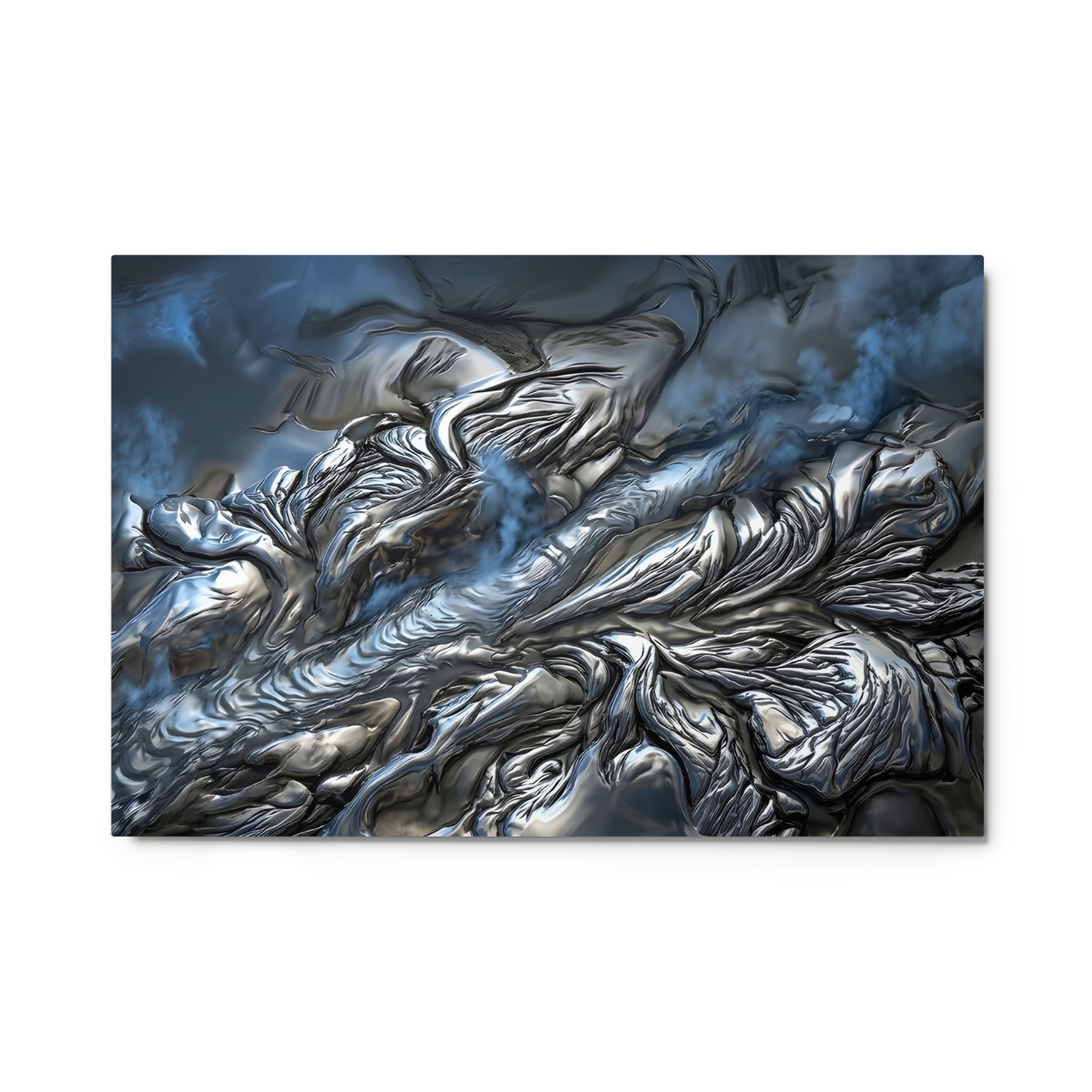 Andesite metal print shown in front view in 8 x 10 inch universal size