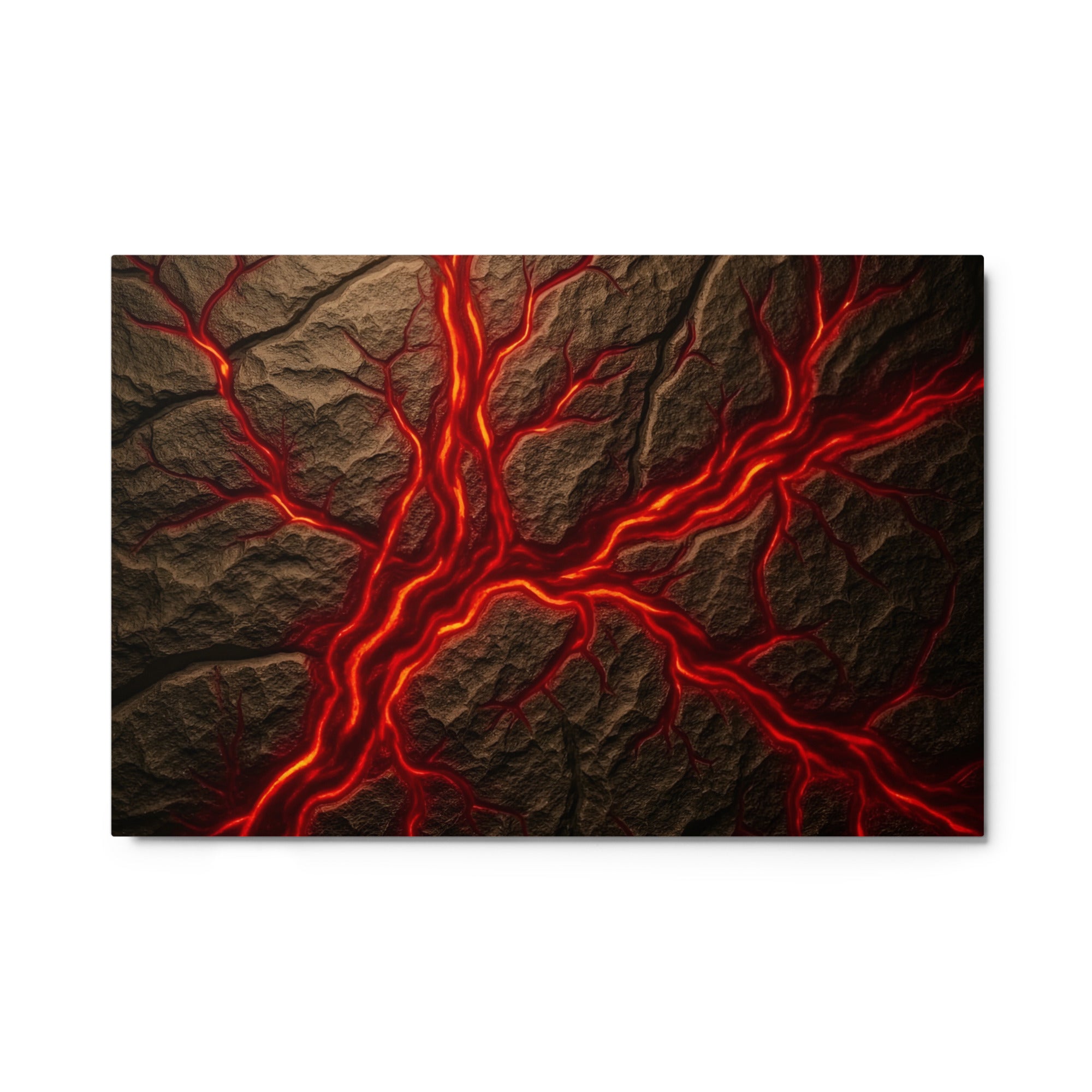 Magma metal print product view in 24 x 36 inch statement piece