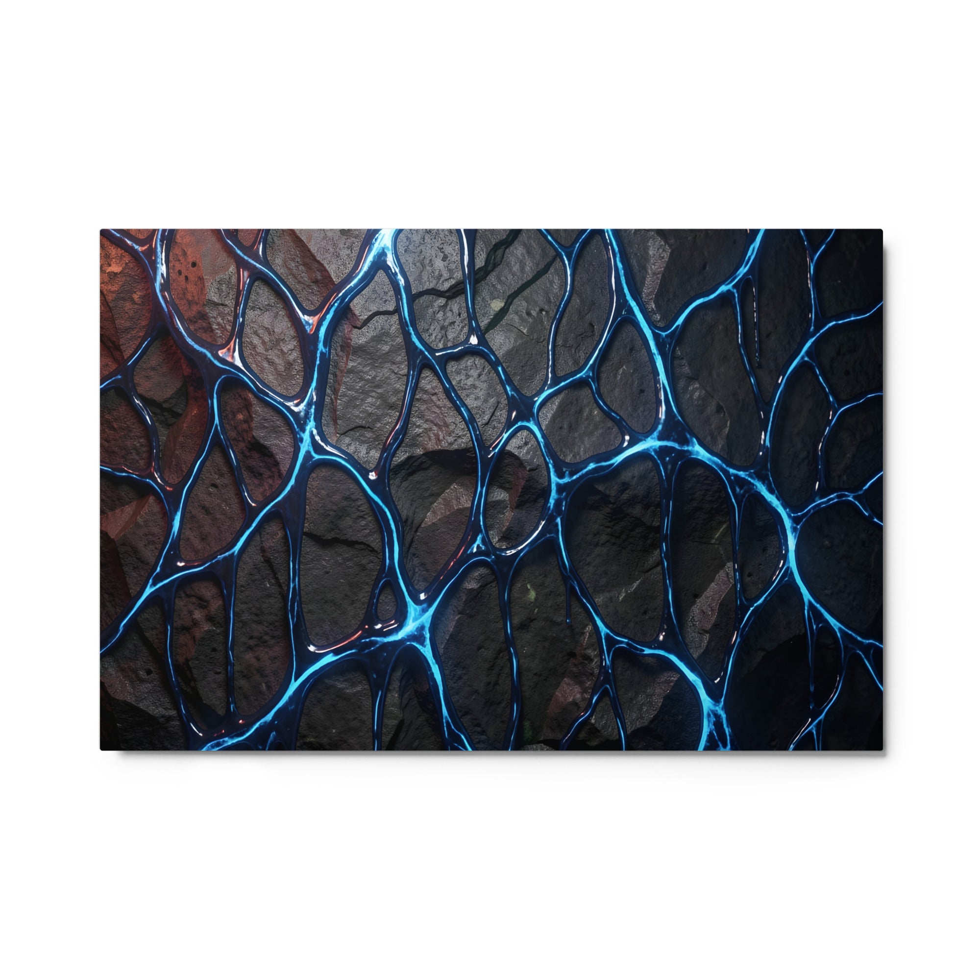 Magmatic metal print product view in 24 x 36 inch statement piece