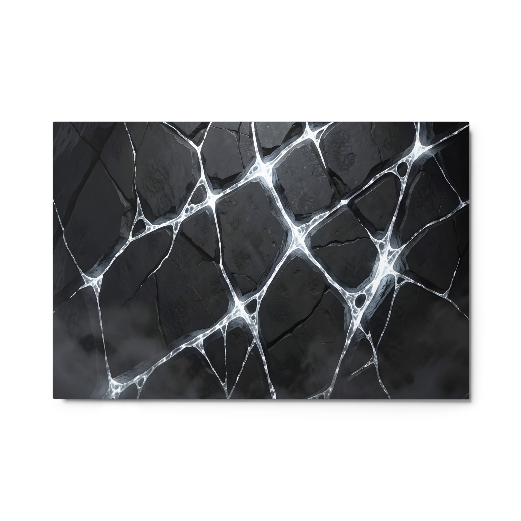 Pumice metal print shown in front view in 8 x 10 inch universal size