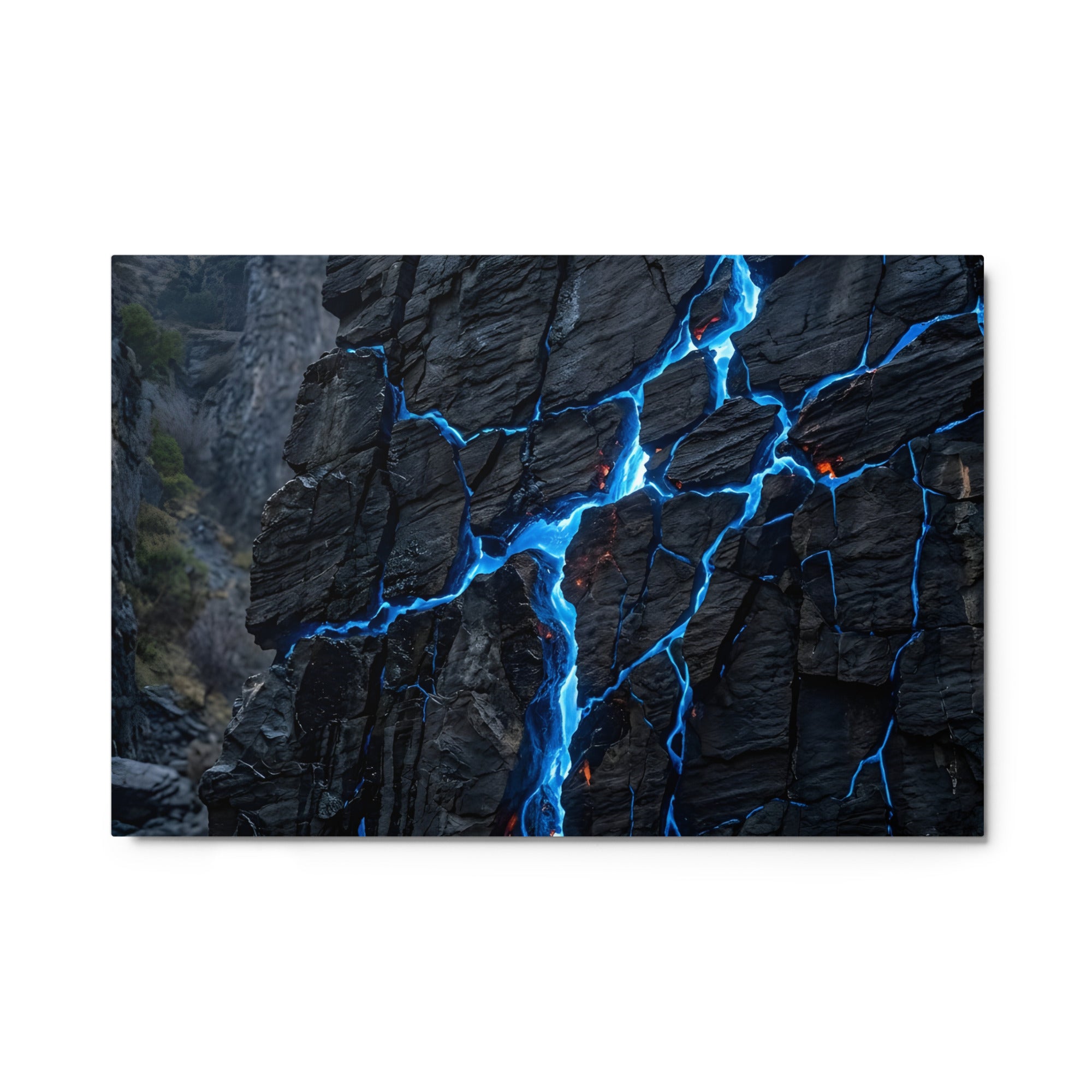 Xenolith wall art product image as a metal print in 11 x 14 inch universal size