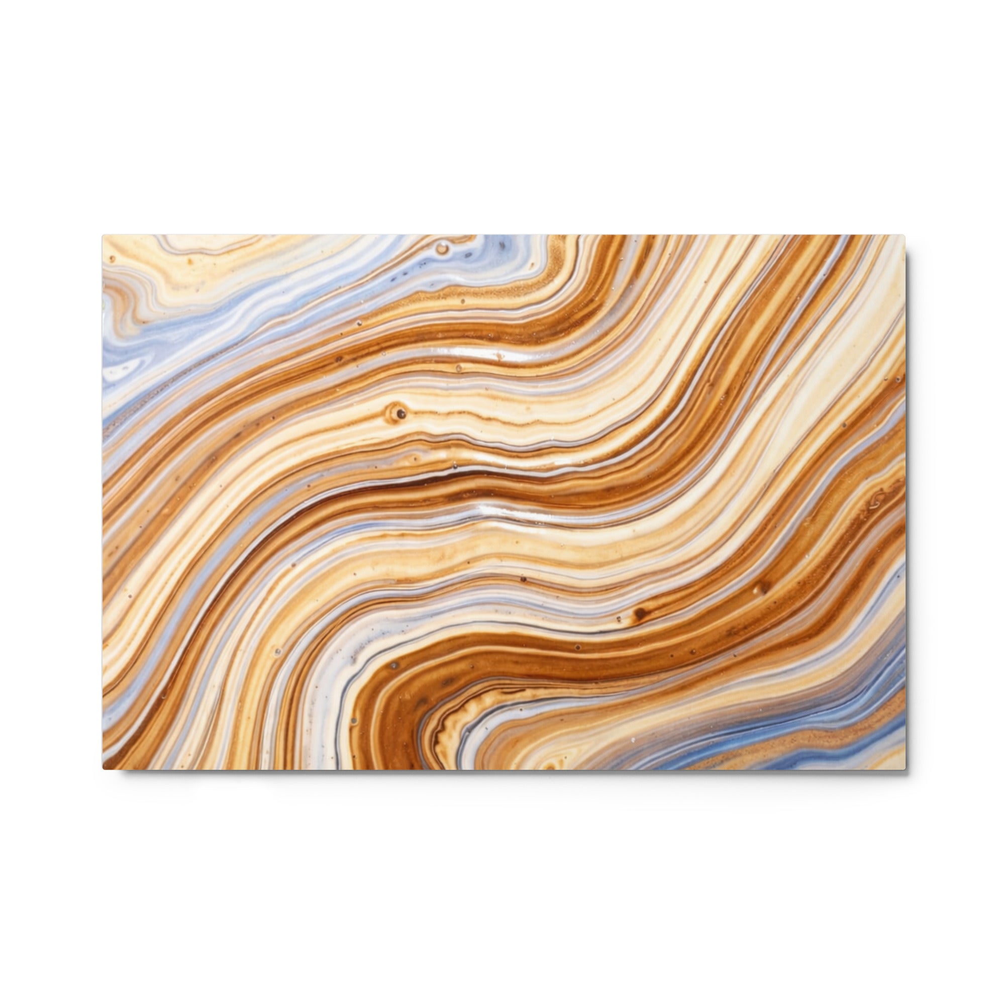 Dune metal print shown in front view in 8 x 10 inch universal size