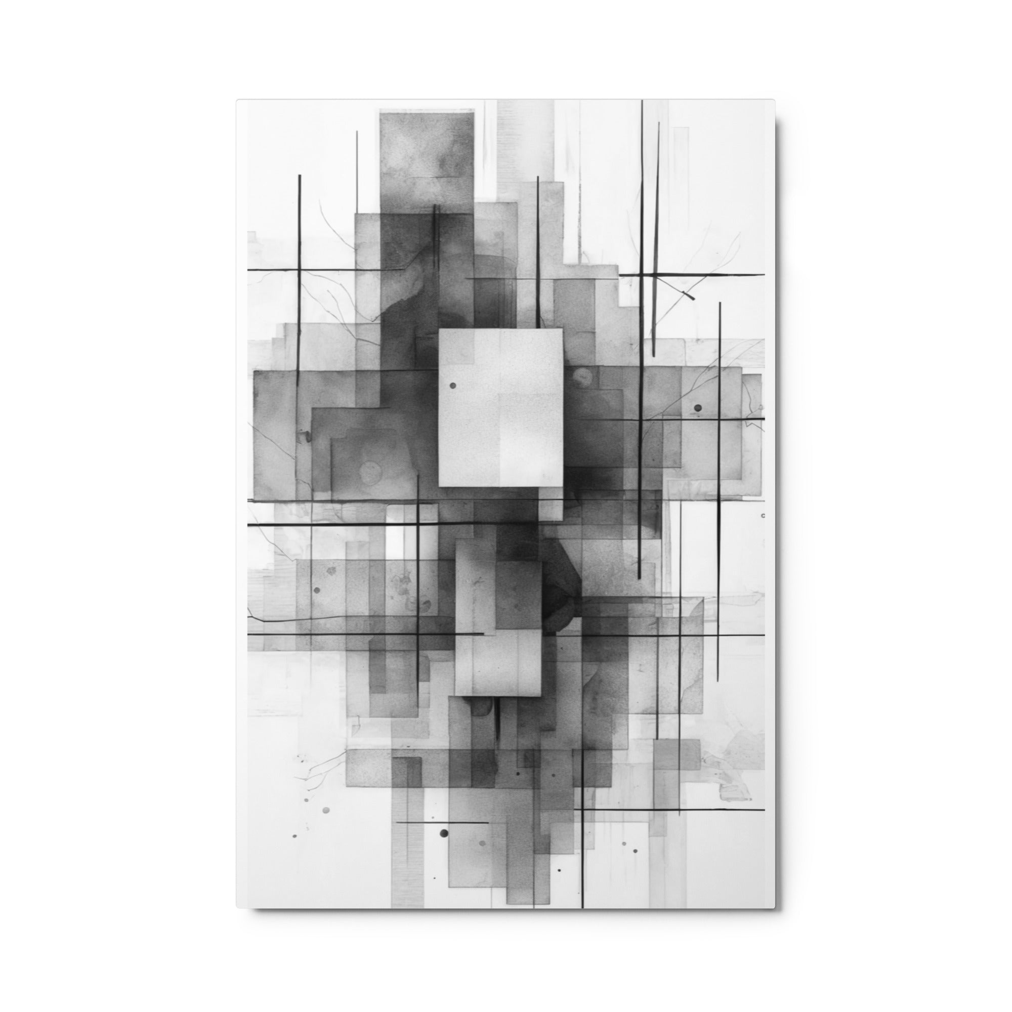 Late metal print shown in front view in 8 x 10 inch universal size