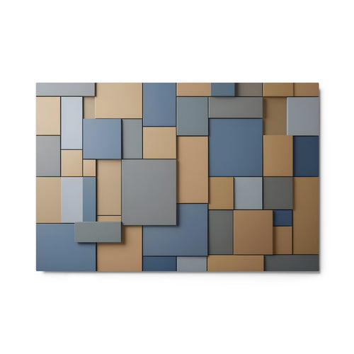 Agate wall art product image as a metal print in 11 x 14 inch universal size