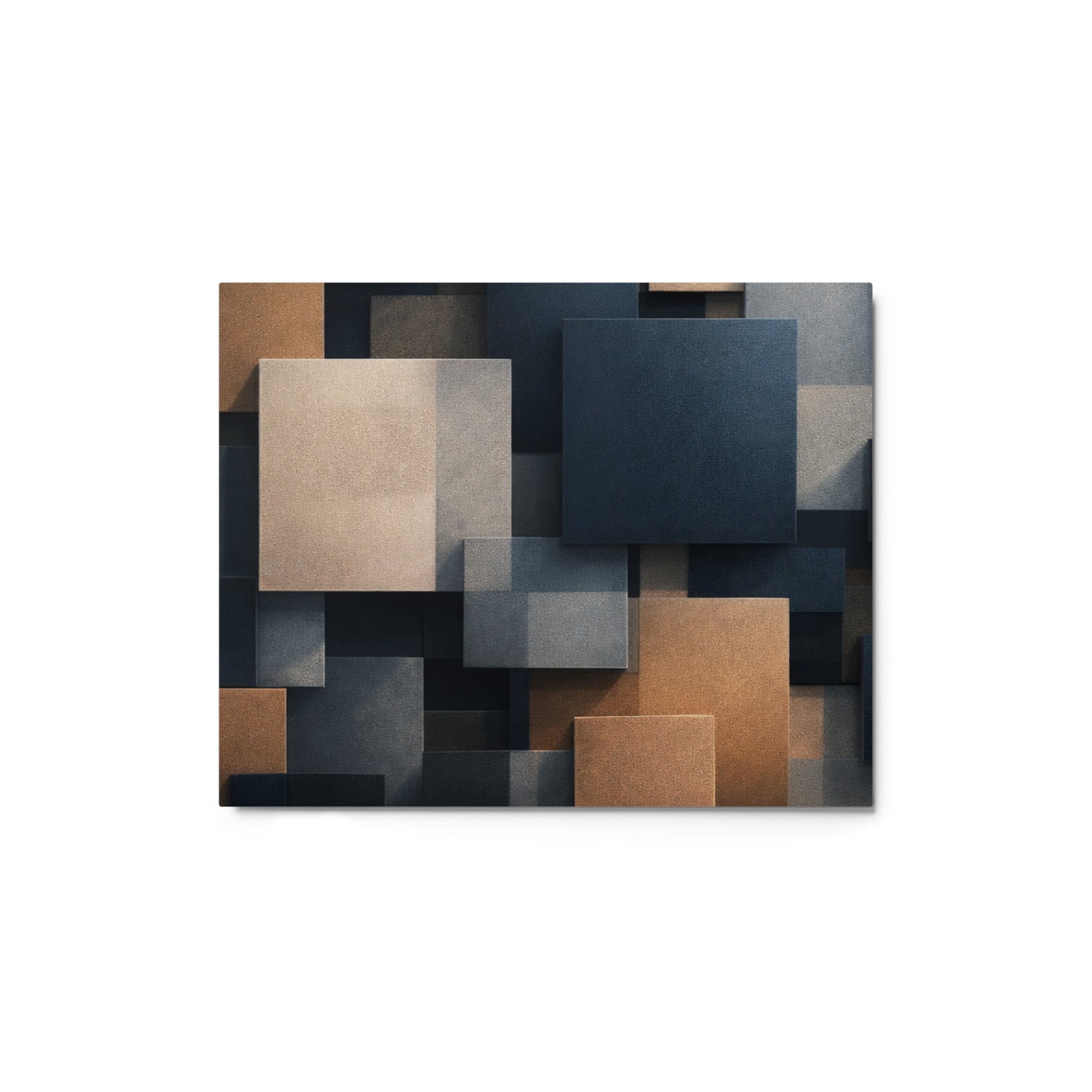 Monolith metal print shown in front view in 8 x 10 inch universal size