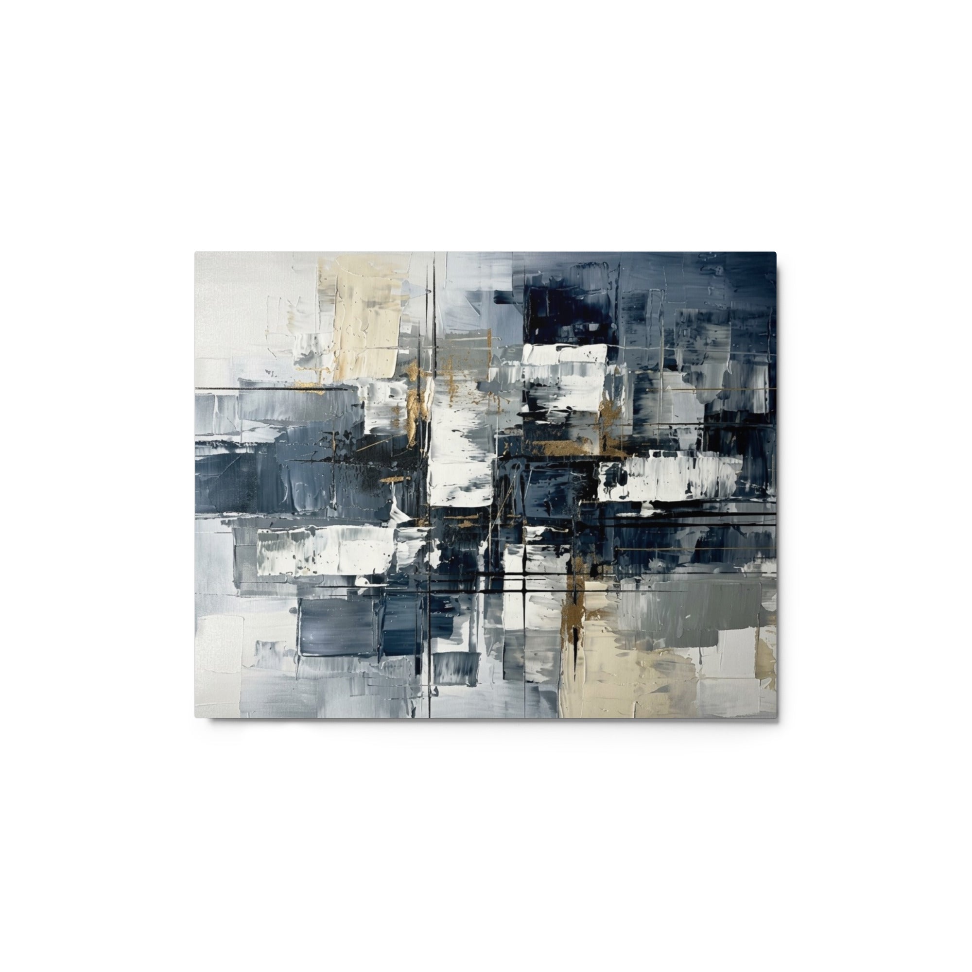 Calamity metal print urban shown in front view in 8 x 10 inch universal size
