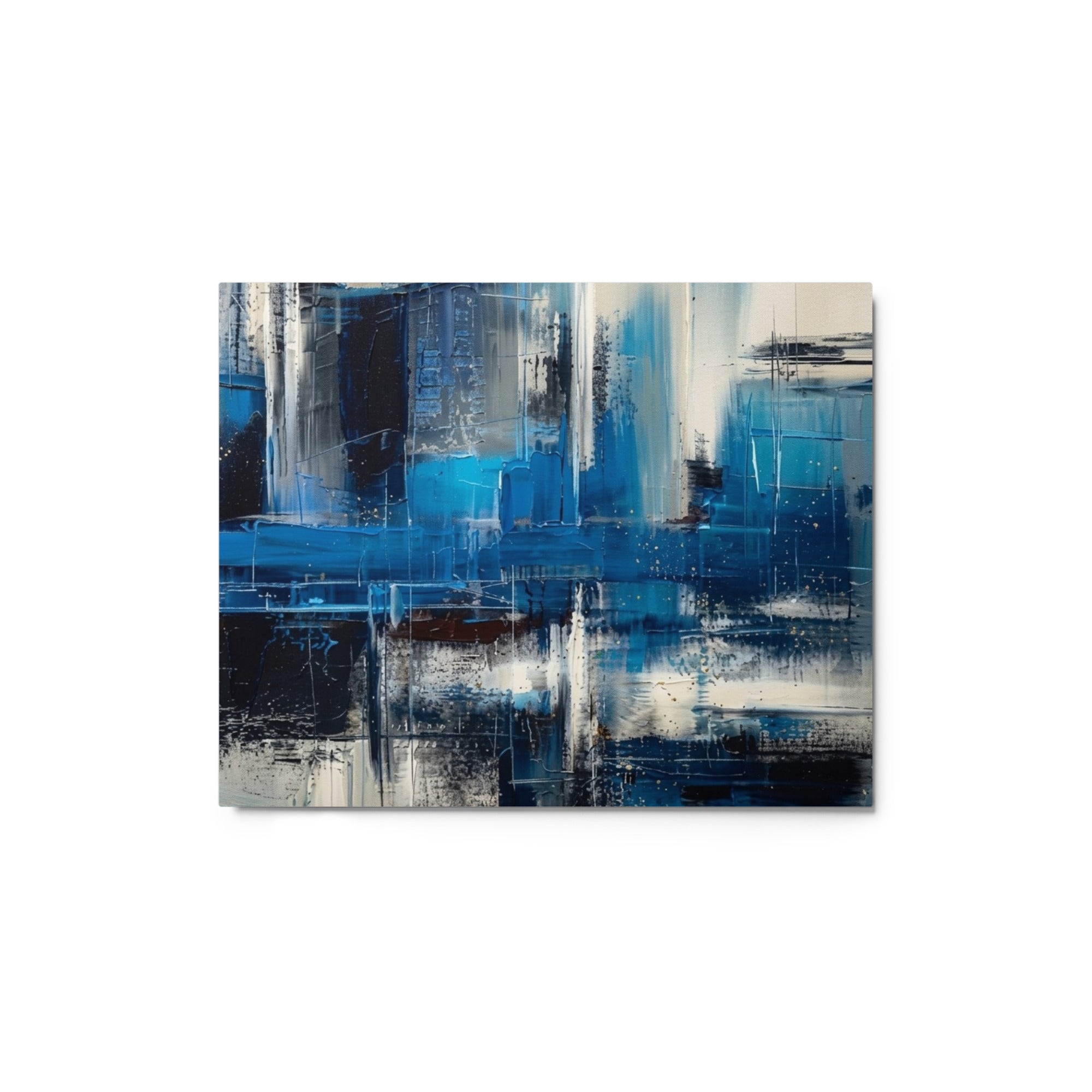 Isle metal print shown in front view in 8 x 10 inch universal size