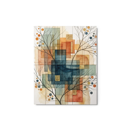 Always metal print urban shown in front view in 8 x 10 inch universal size