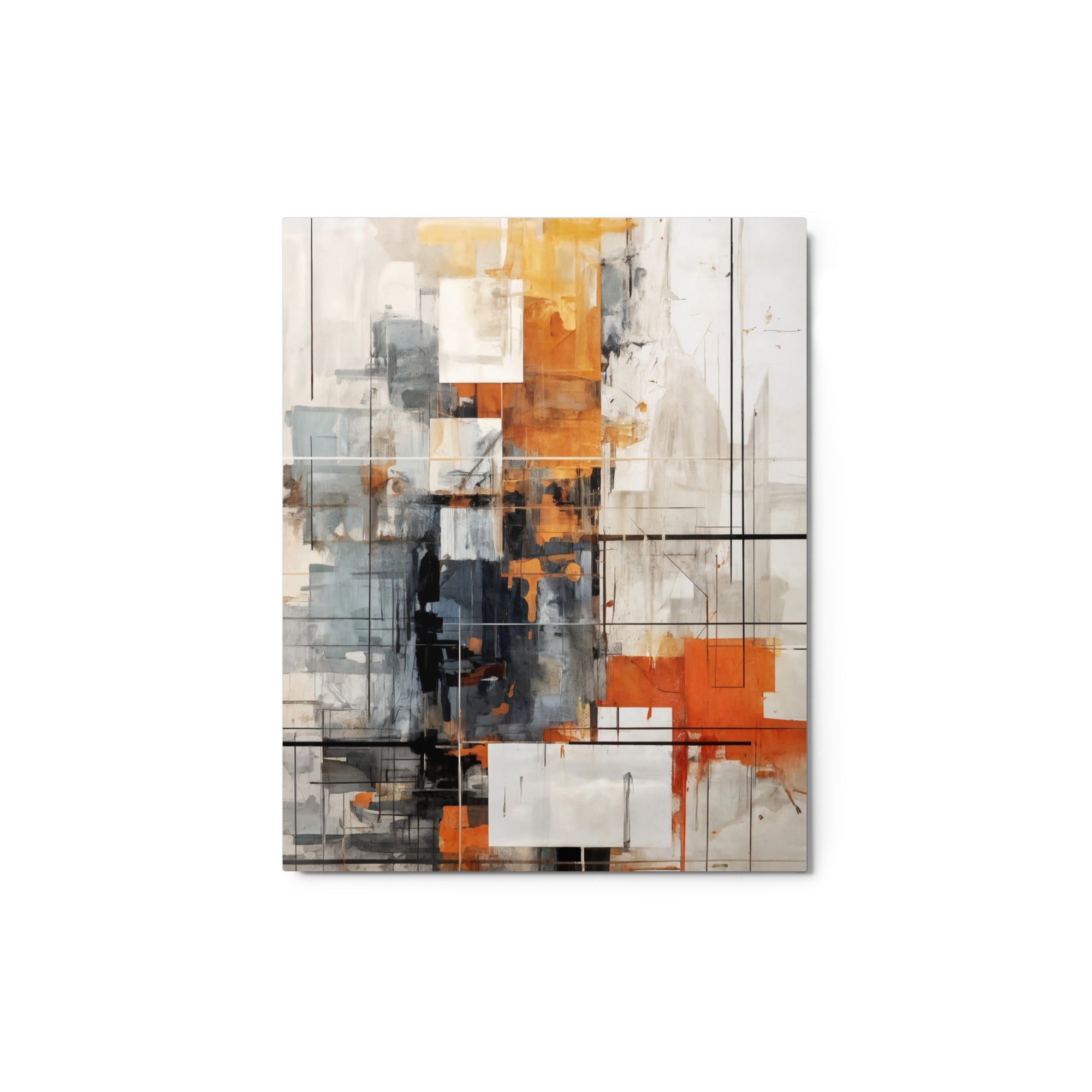 Corrupt metal print shown in front view in 8 x 10 inch universal size