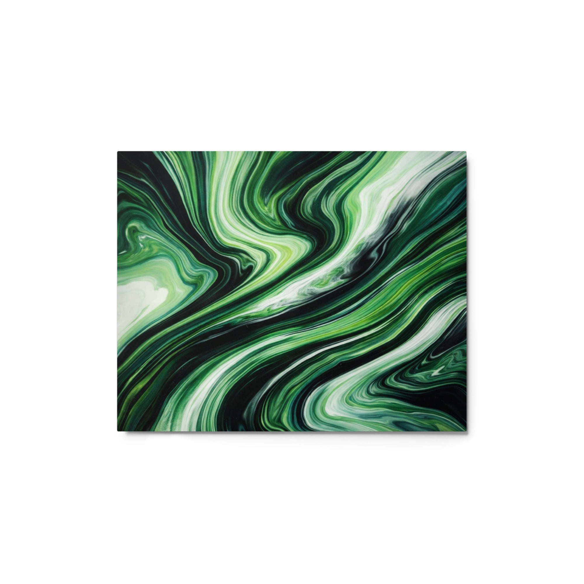 Verdant metal print product view in 24 x 36 inch statement piece