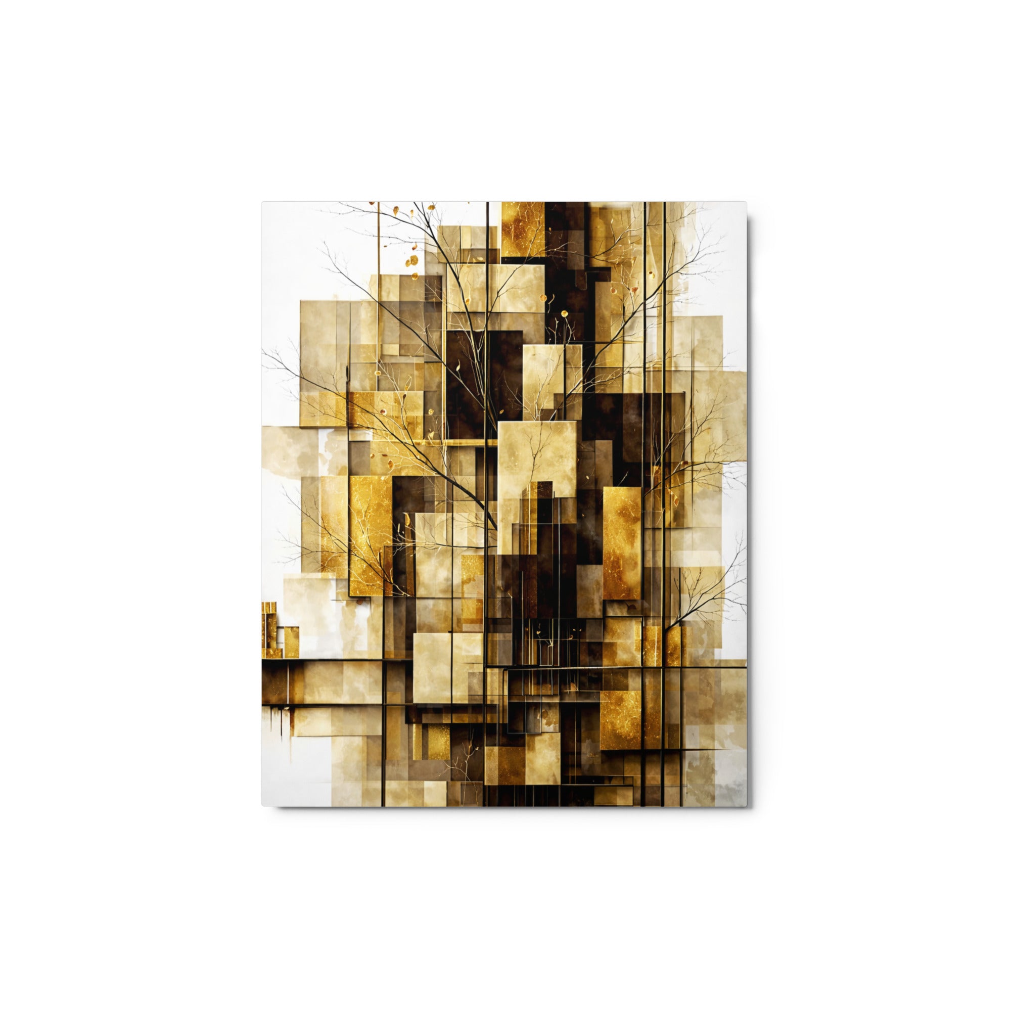 Altin metal print front-facing product image in 12 x 12 inch universal size