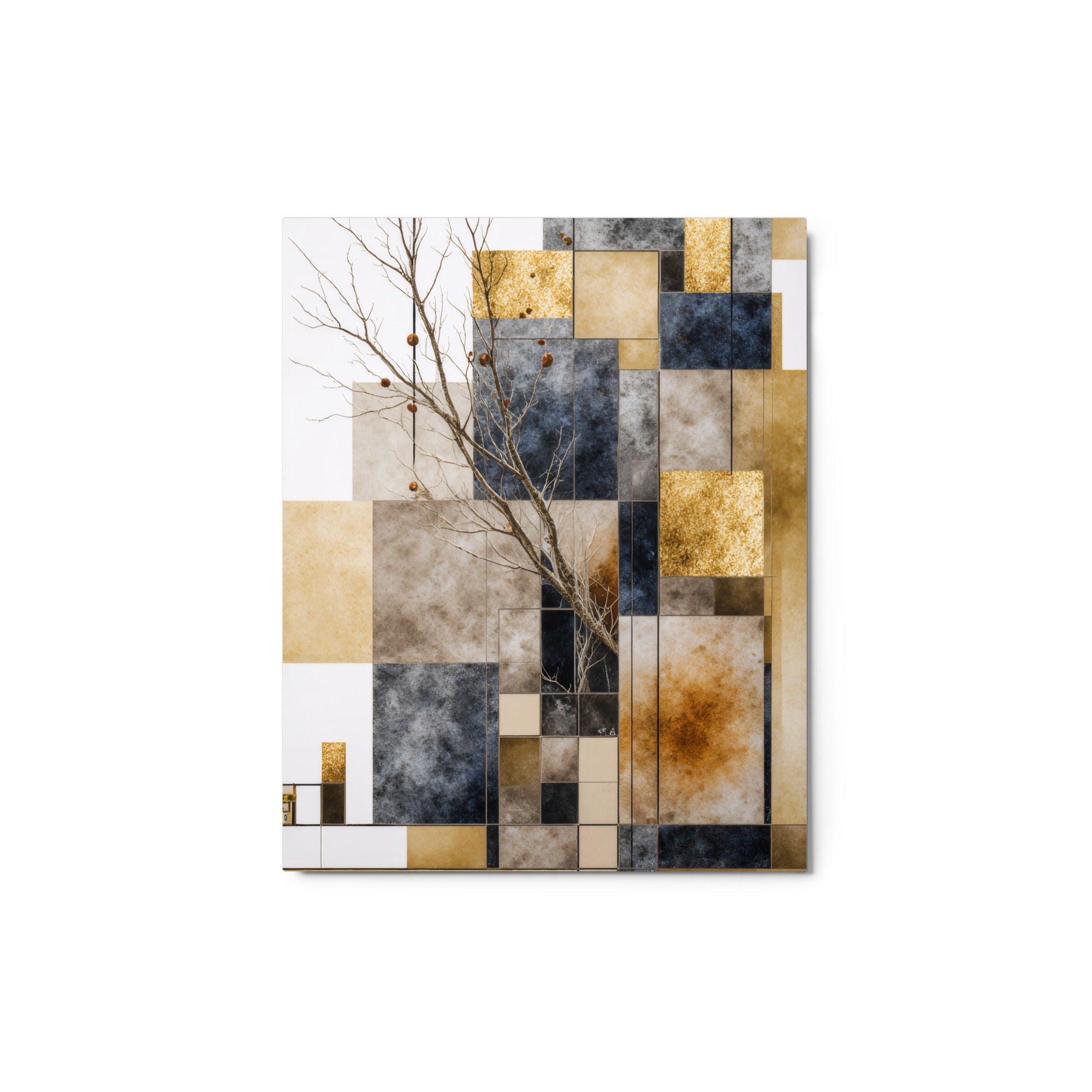 Scorie metal print front-facing product image in 12 x 12 inch universal size