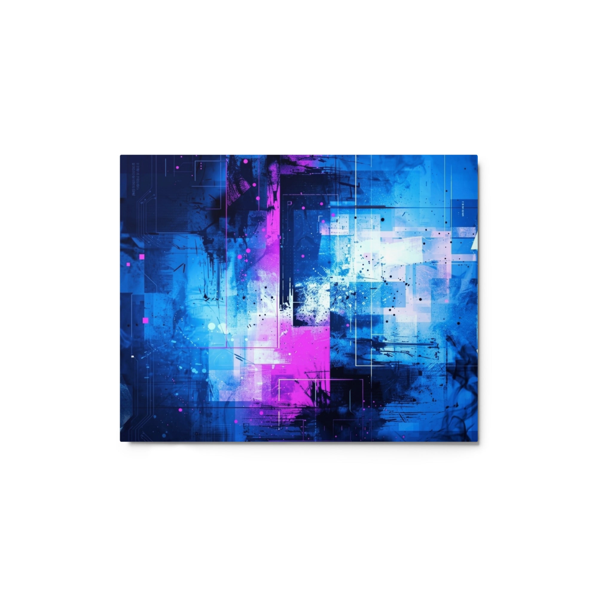 Neon wall art product image as a metal print in 11 x 14 inch universal size