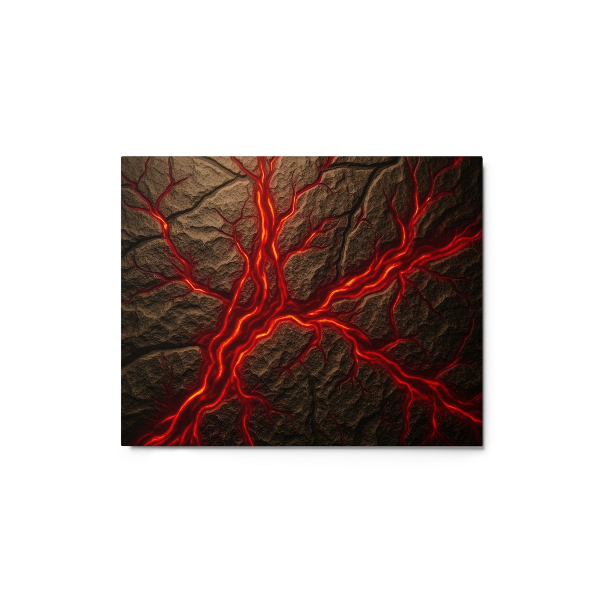 Magma wall art product image as a metal print in 11 x 14 inch universal size