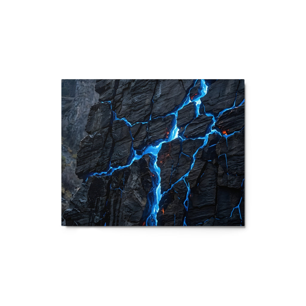 Xenolith metal print front-facing product image in 12 x 12 inch universal size