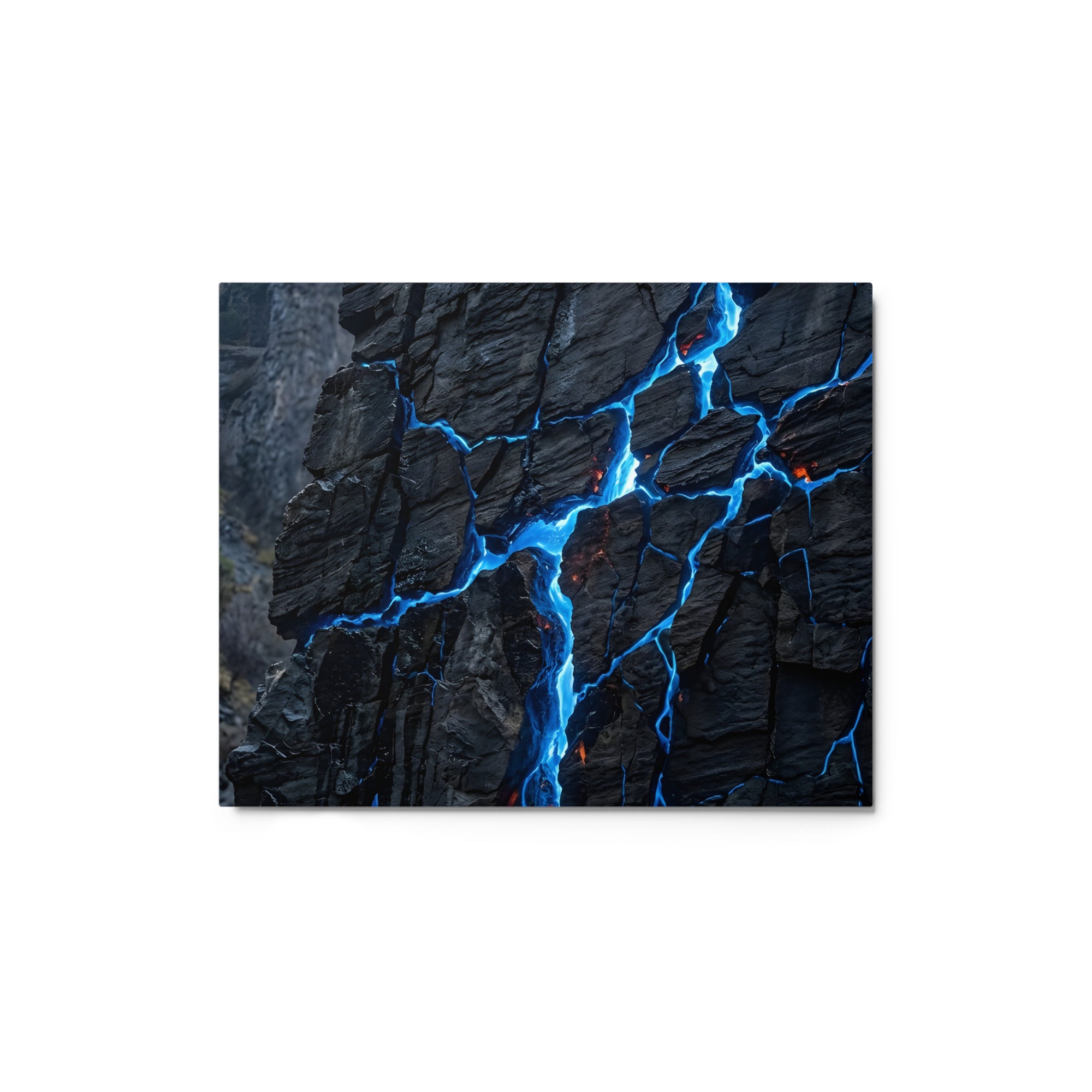 Xenolith metal print front-facing product image in 12 x 12 inch universal size
