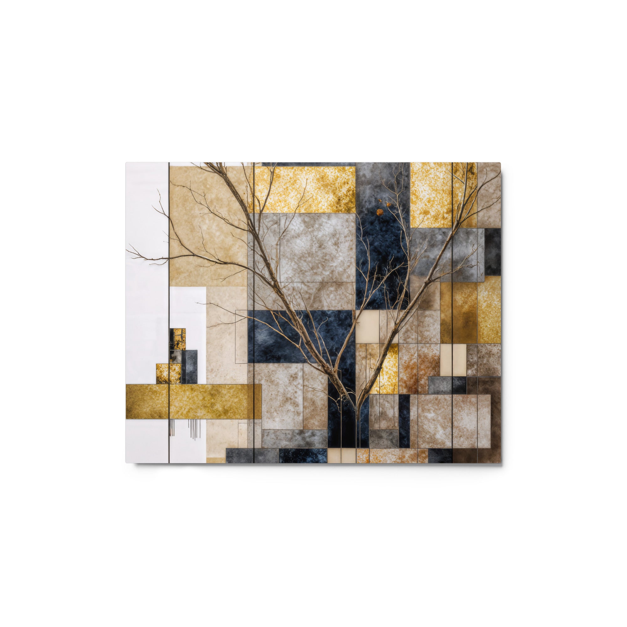 Aurelius metal print shown in front view in 8 x 10 inch universal size