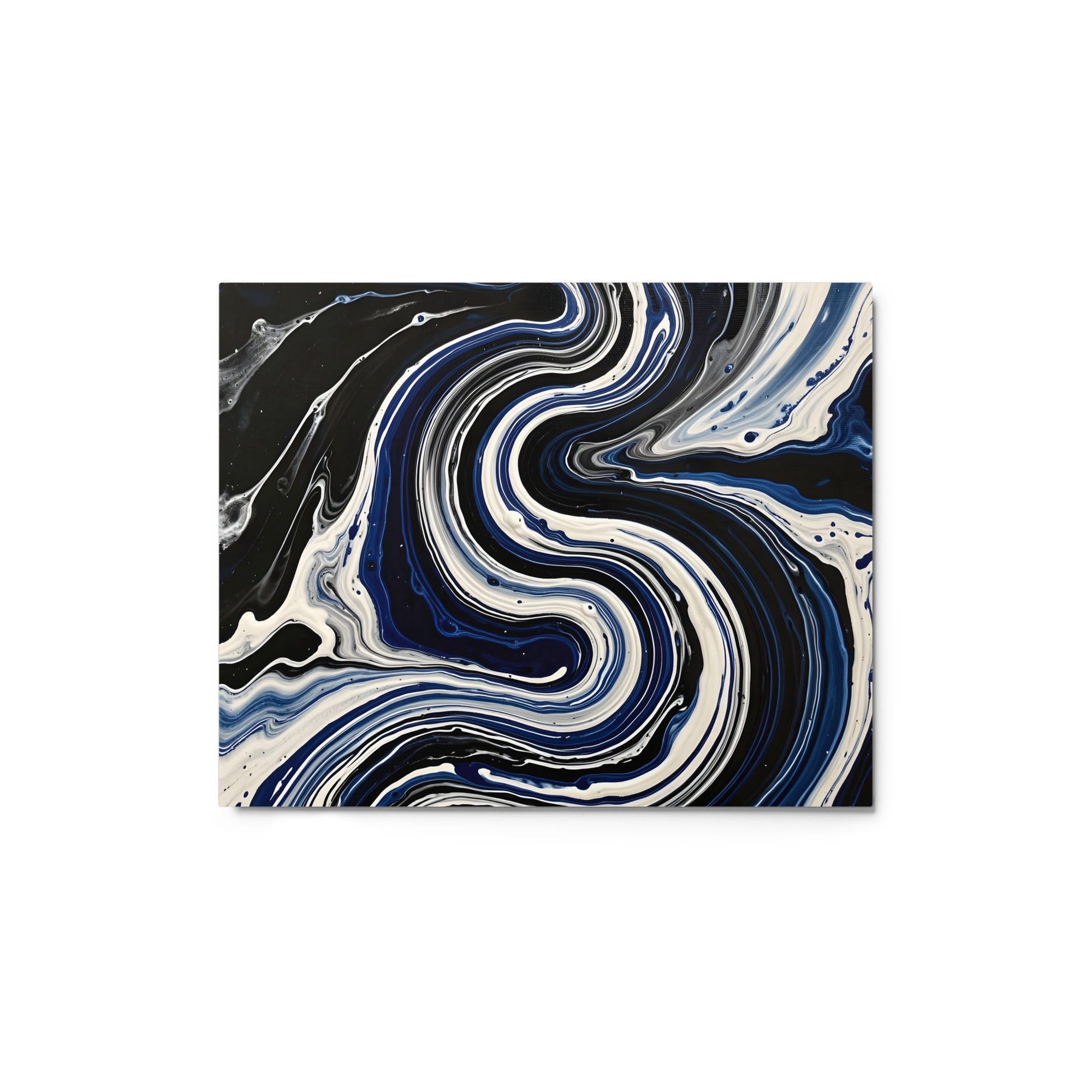 Midnight Surge wall art product image as a metal print in 11 x 14 inch universal size